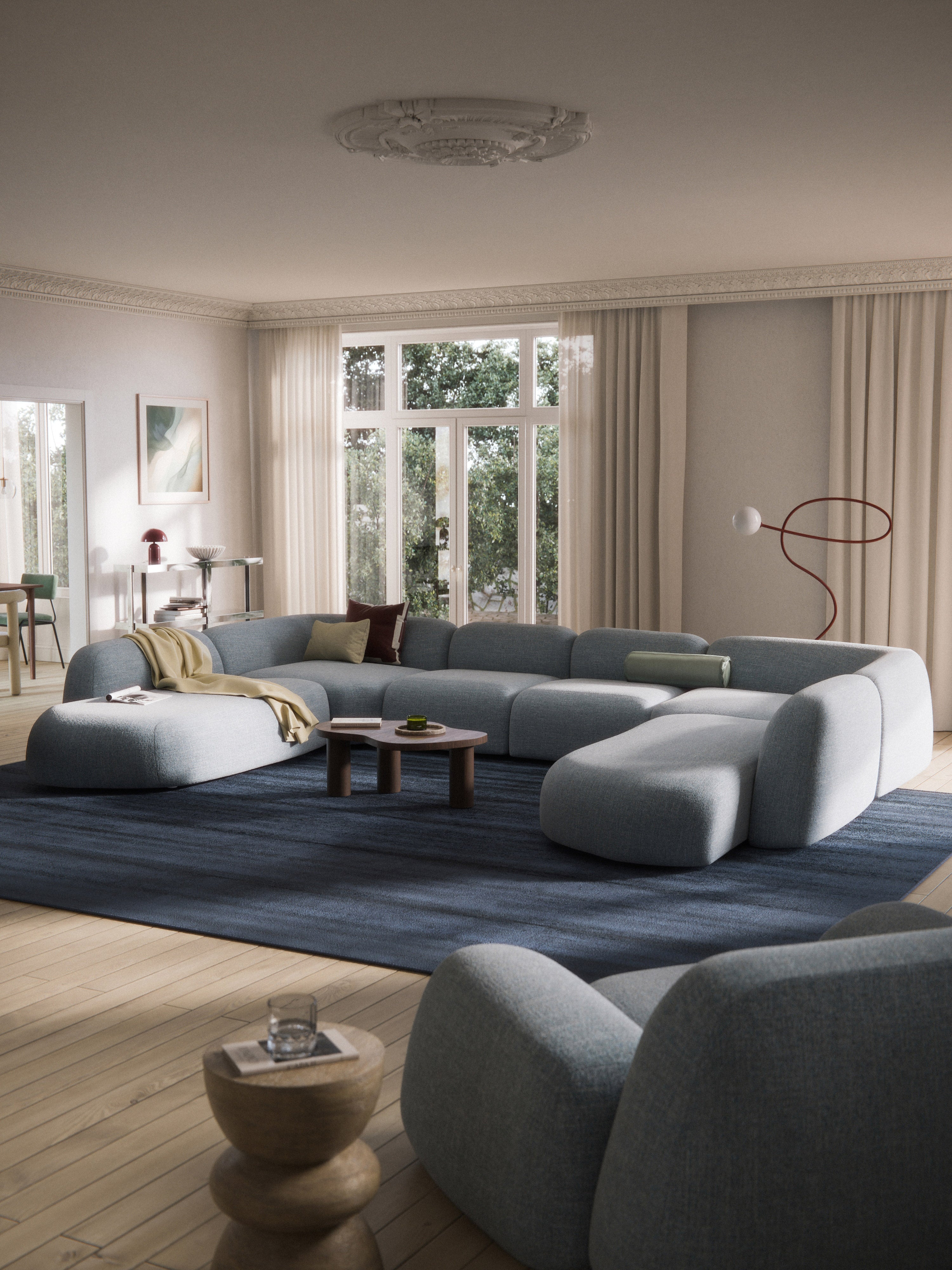 Wolke XL Modular Bouclé Sofa