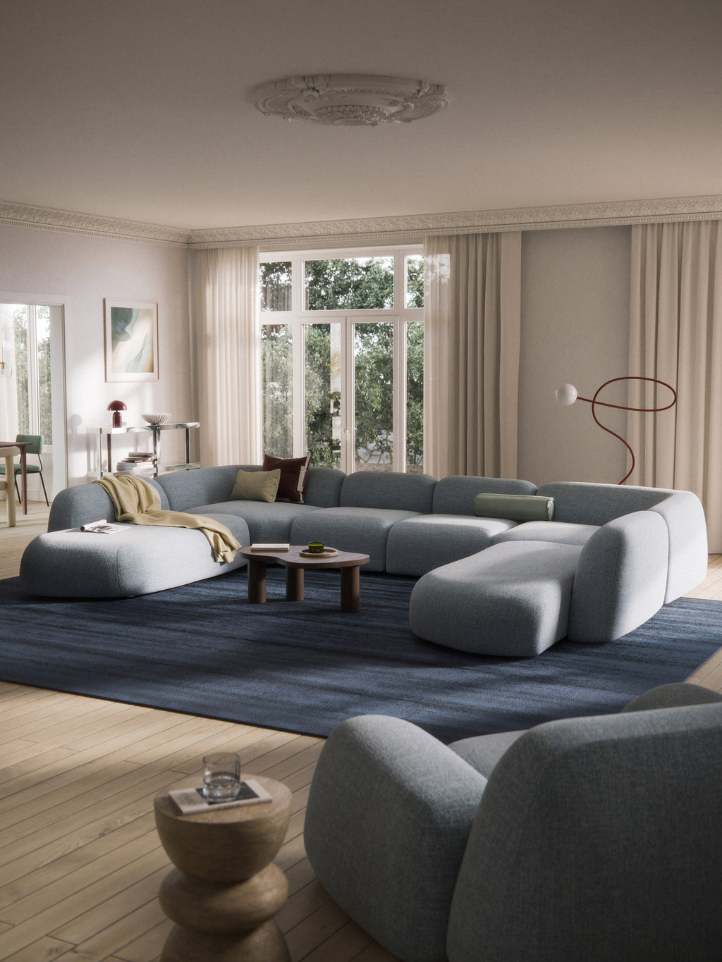 Wolke XL Modular Bouclé Sofa