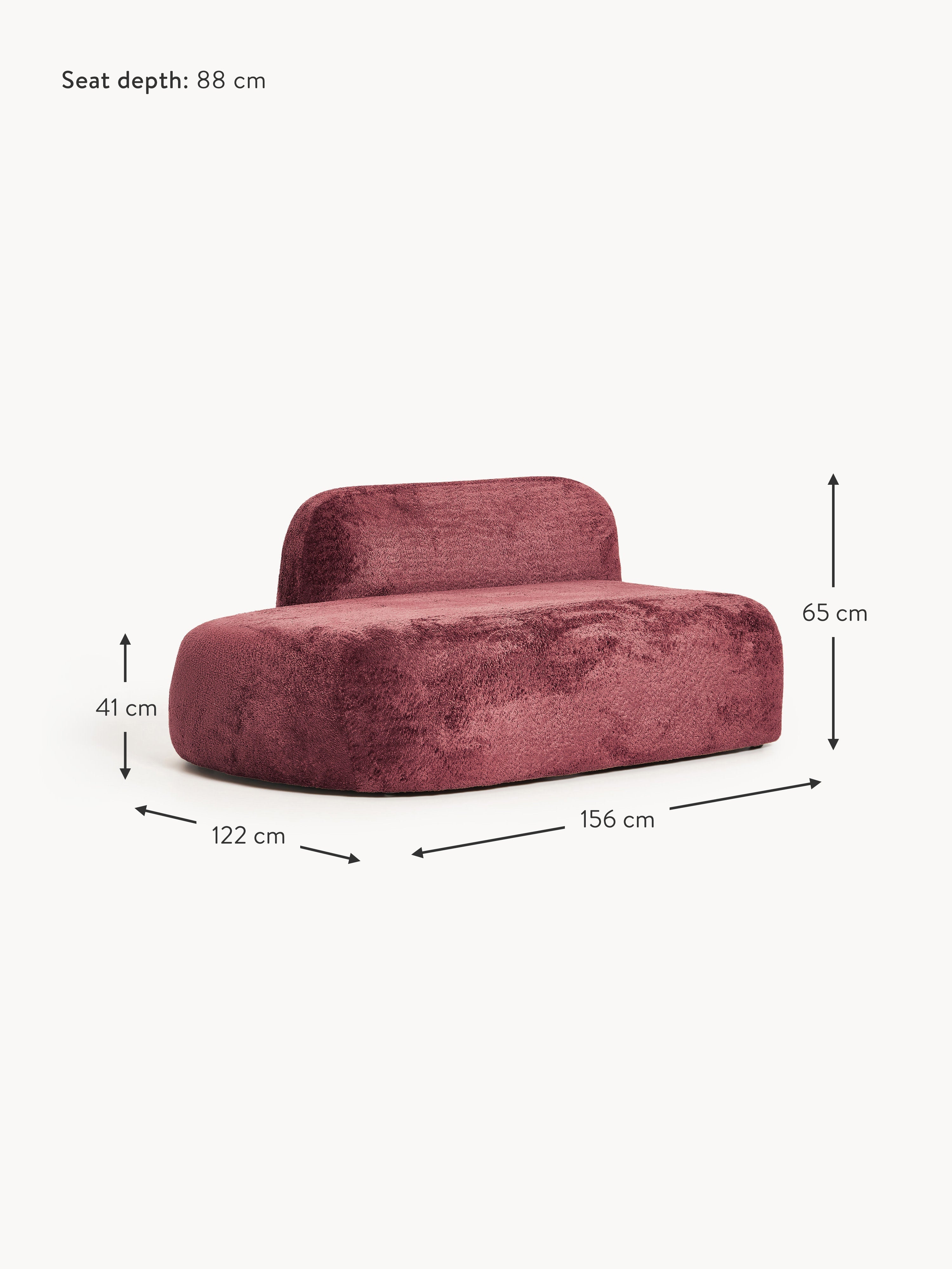 Wolke Teddy Bouclé Chaise Module