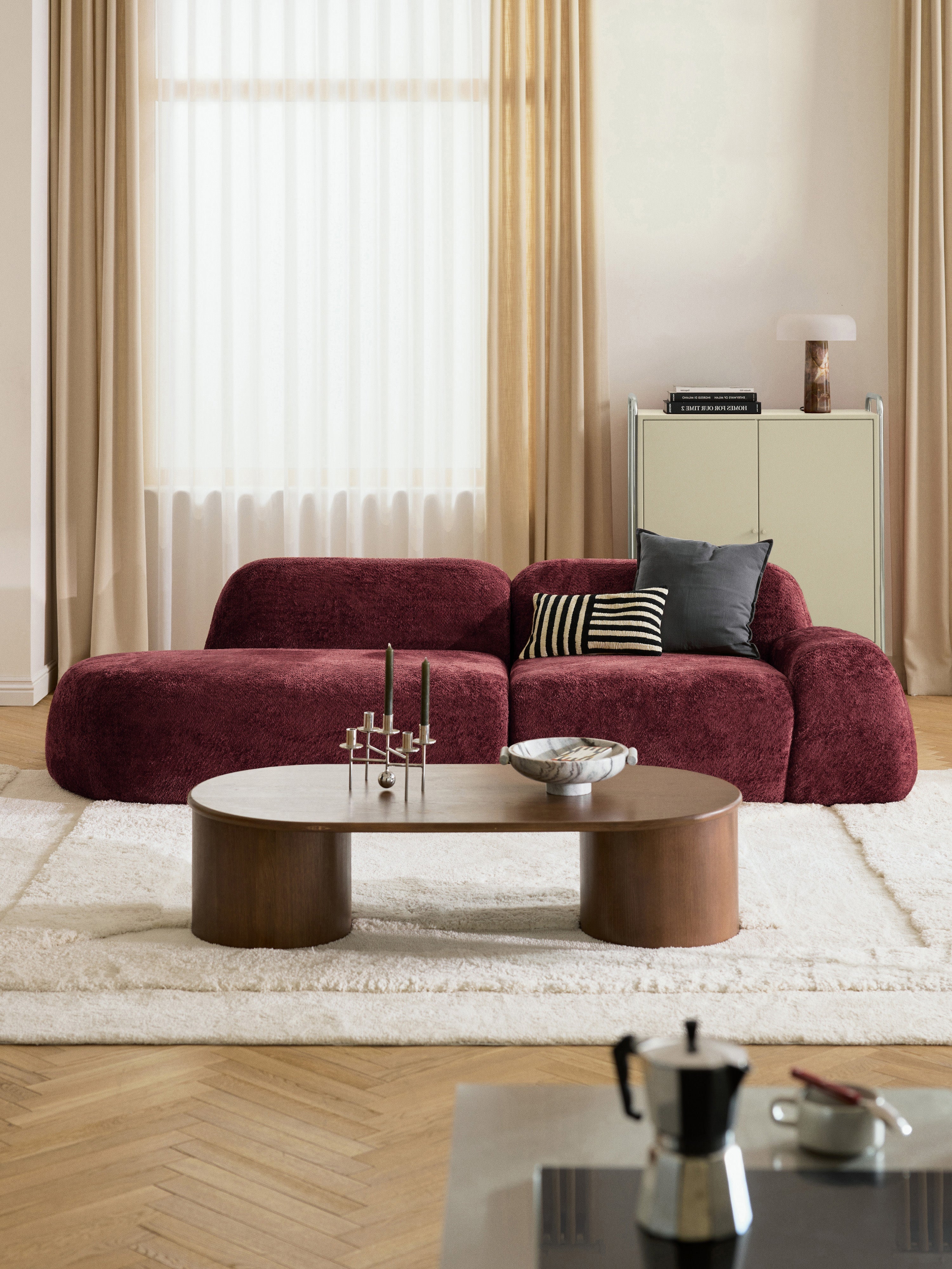 Wolke Teddy Bouclé Chaise Module