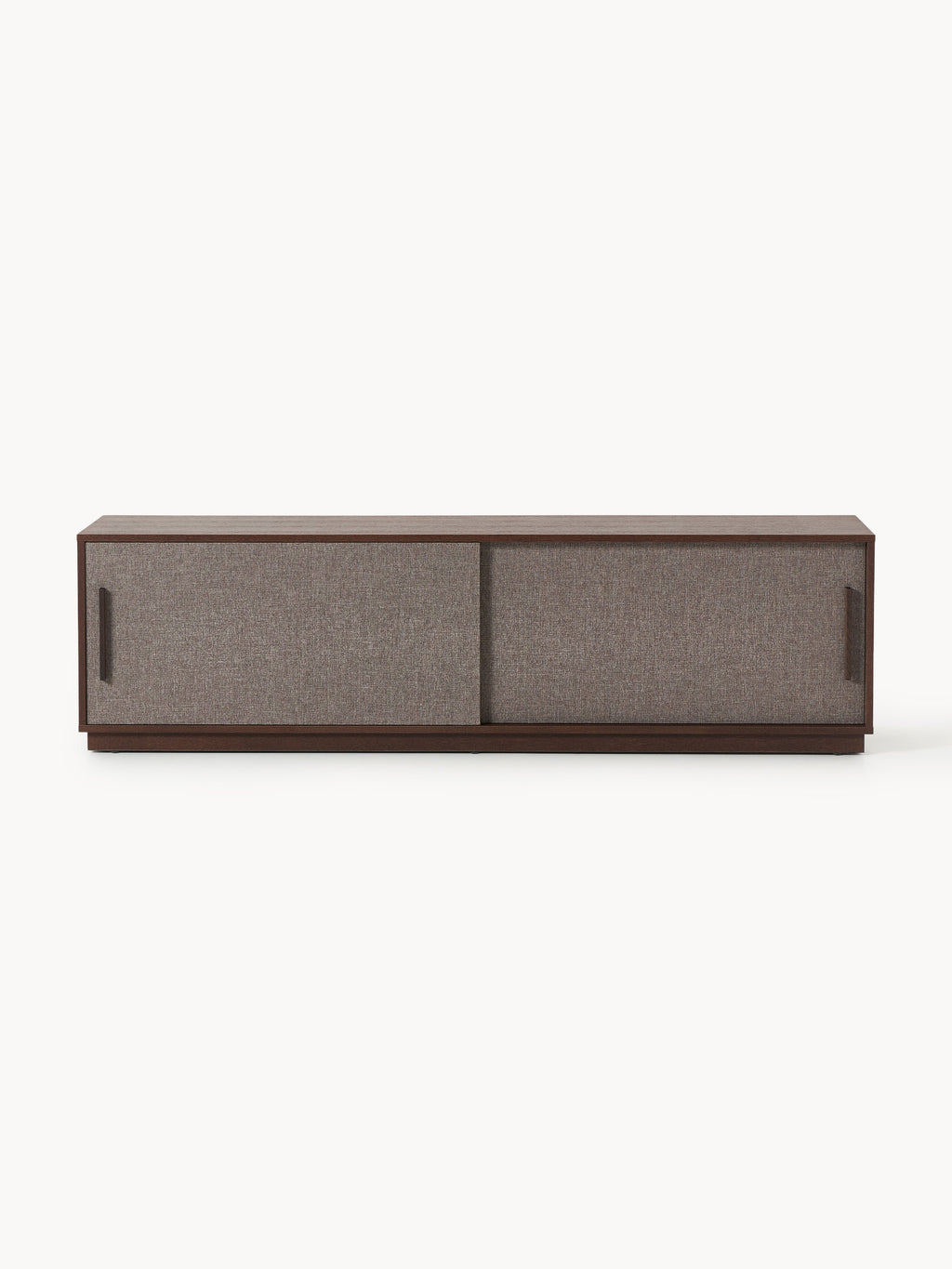 Wisp Wooden TV Stand with Upholstered Front