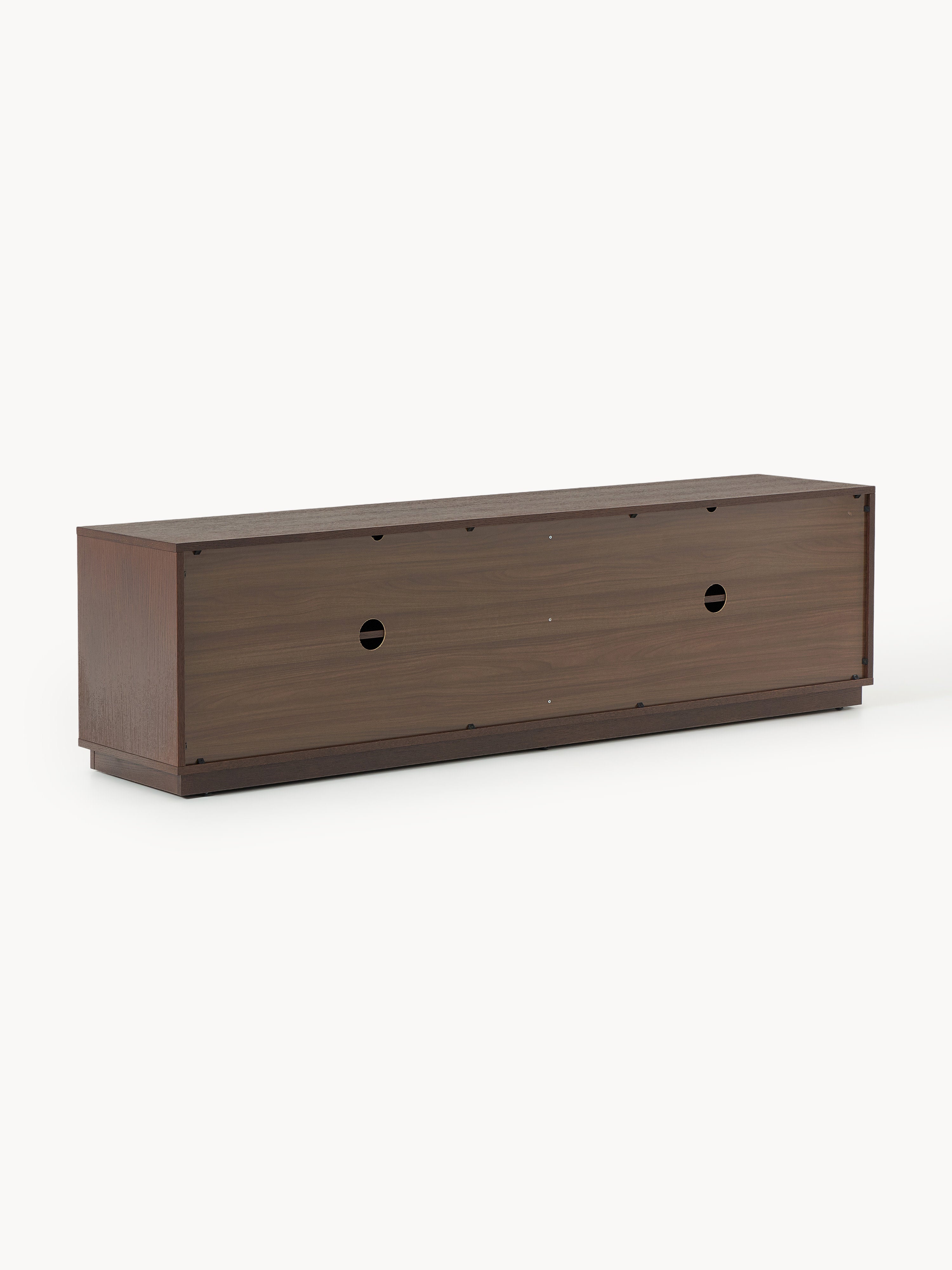 Wisp Wooden TV Stand with Upholstered Front