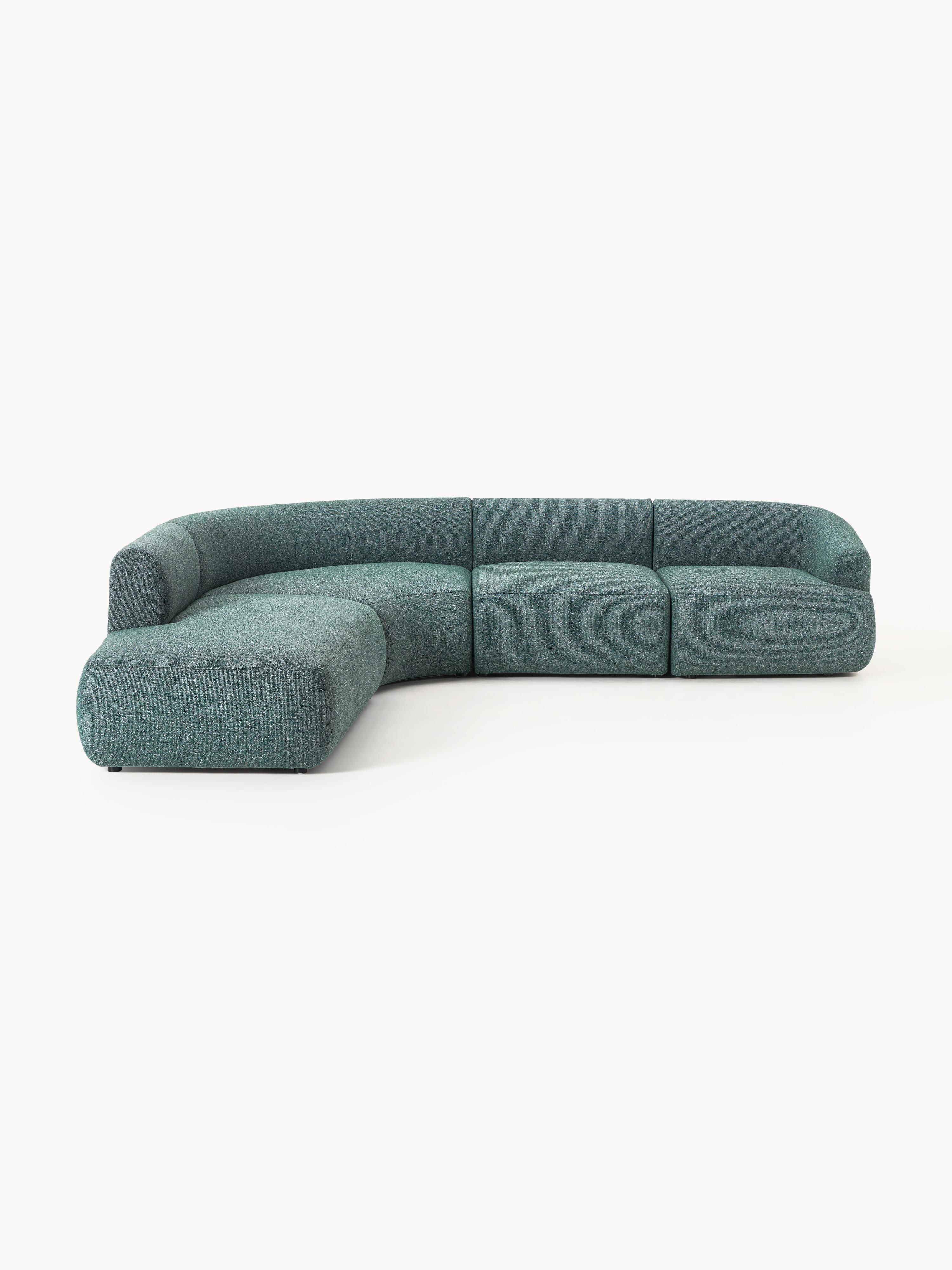 Gallery image 1 - Modular Bouclé Corner Sofa Sofia (4-seater)