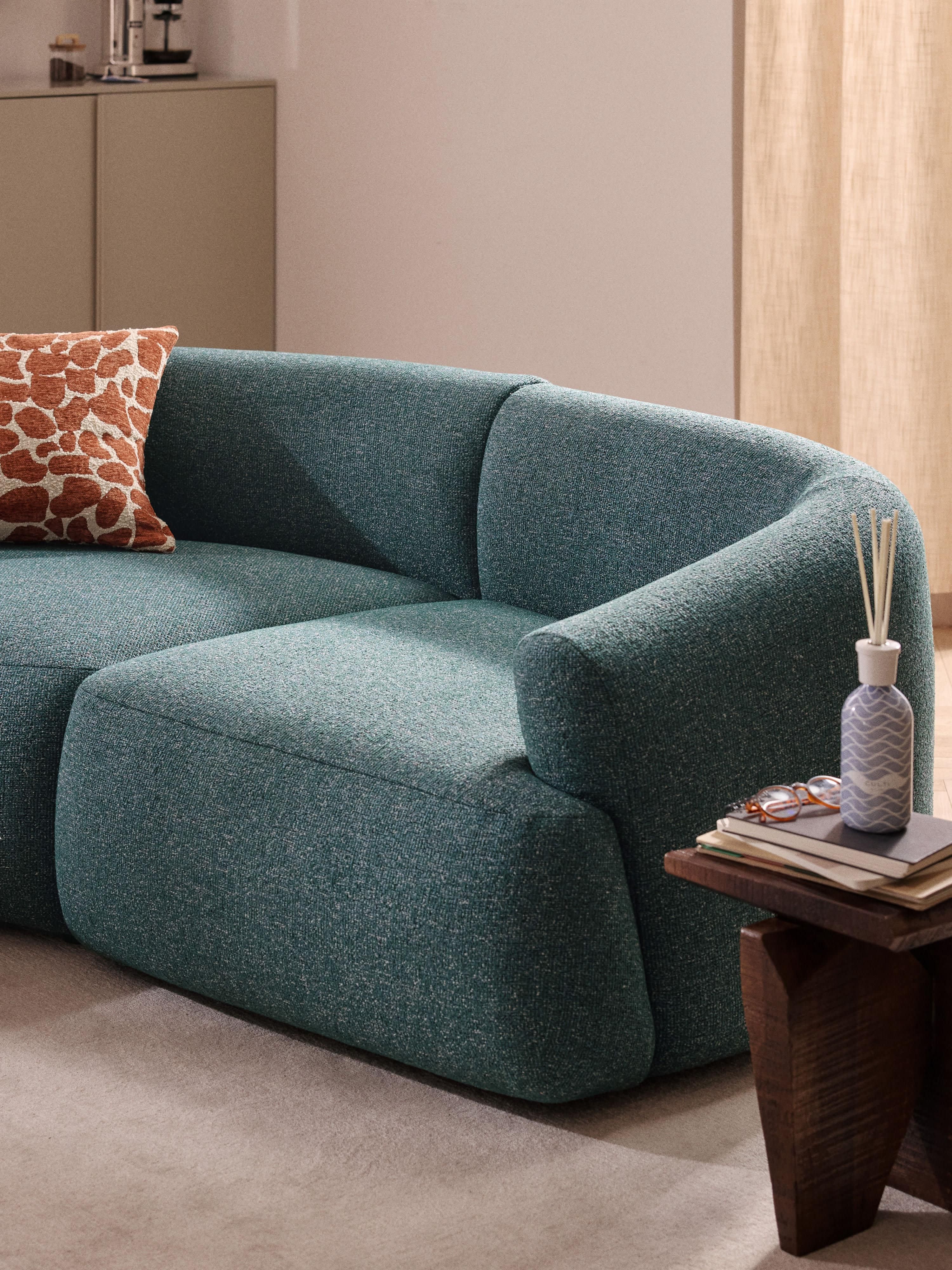Sofia Modular Bouclé Corner Sofa (4-seater)