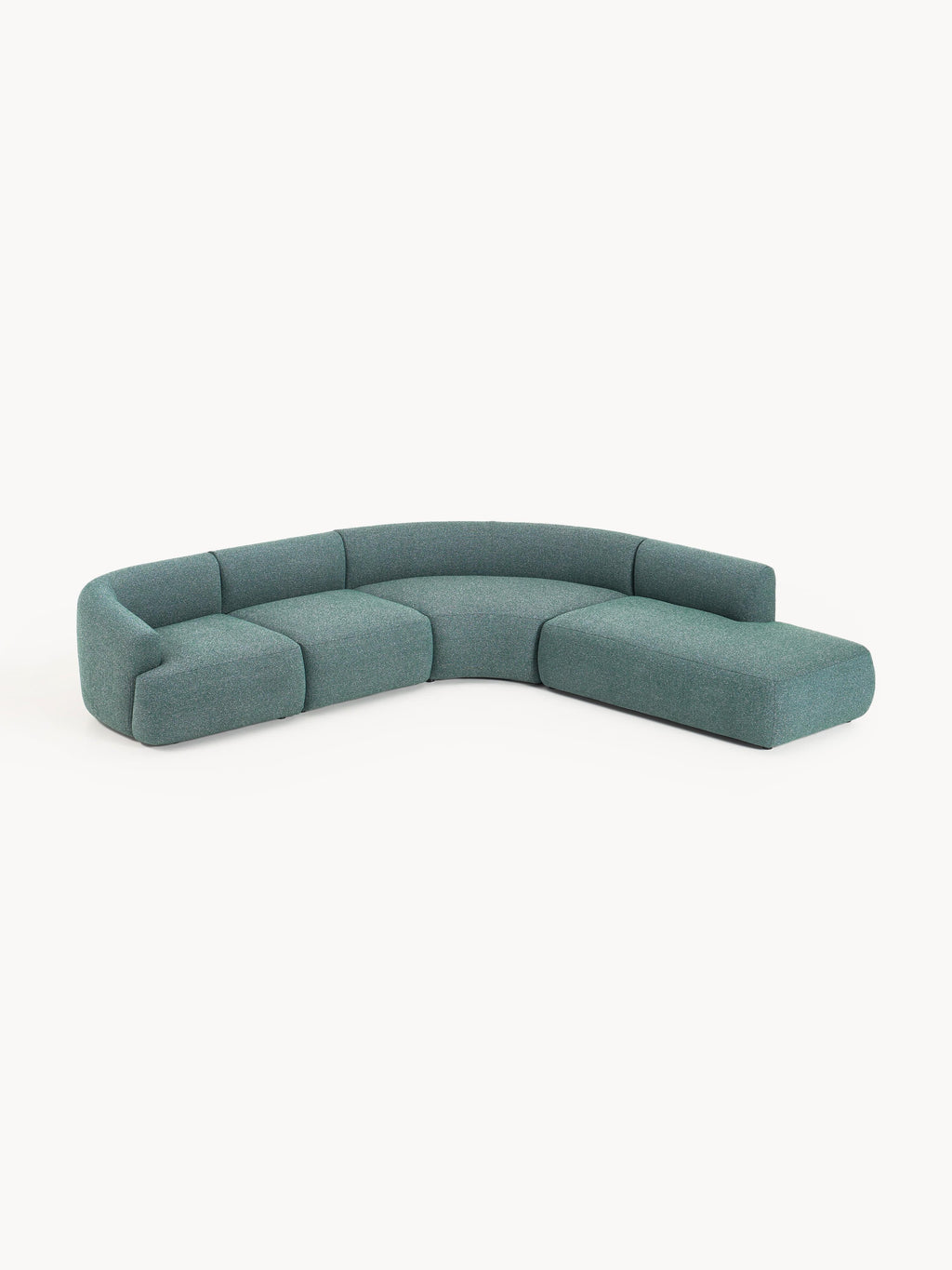 Sofia Modular Bouclé Corner Sofa (4-seater)