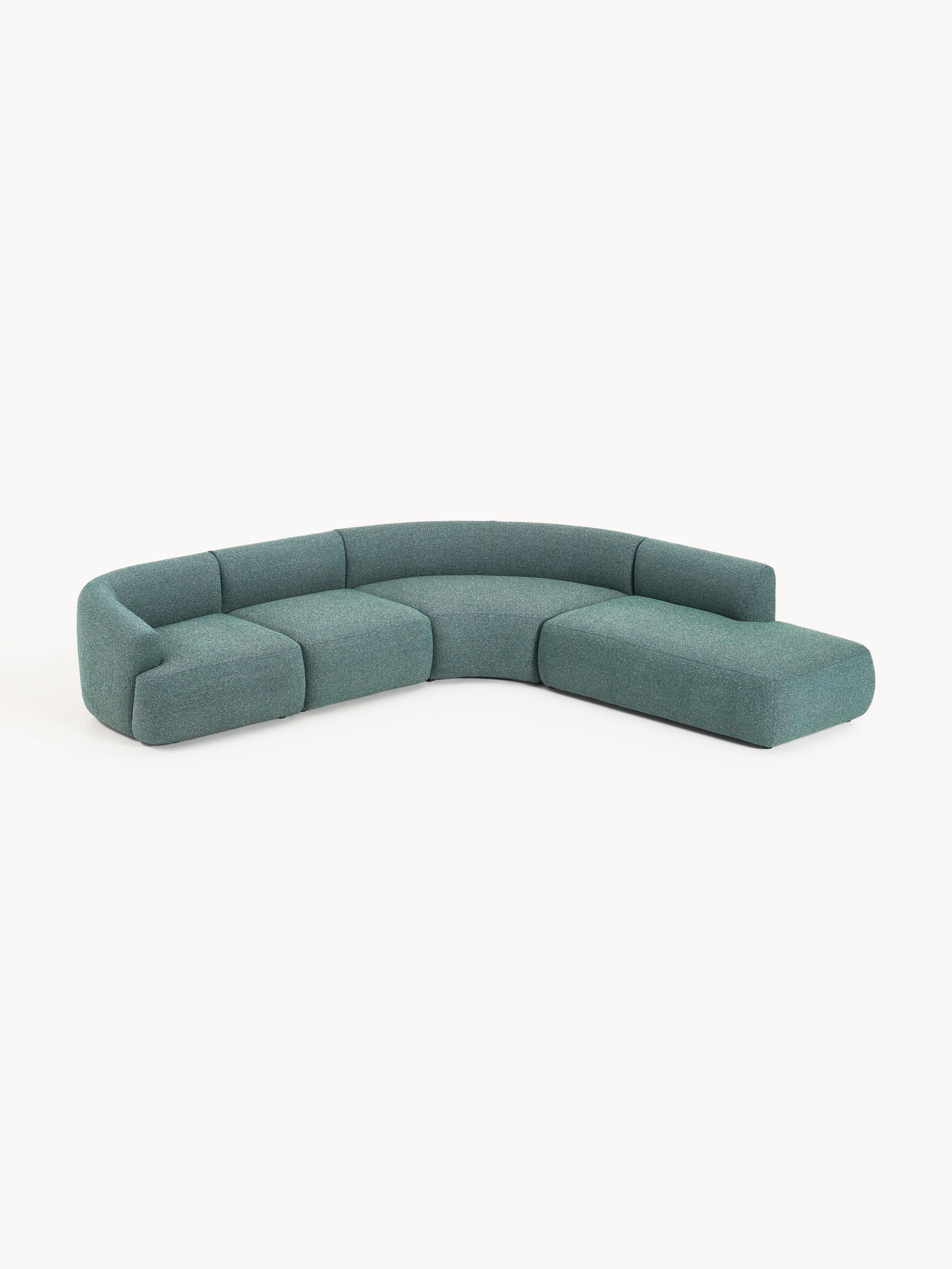 Sofia Modular Bouclé Corner Sofa (4-seater)