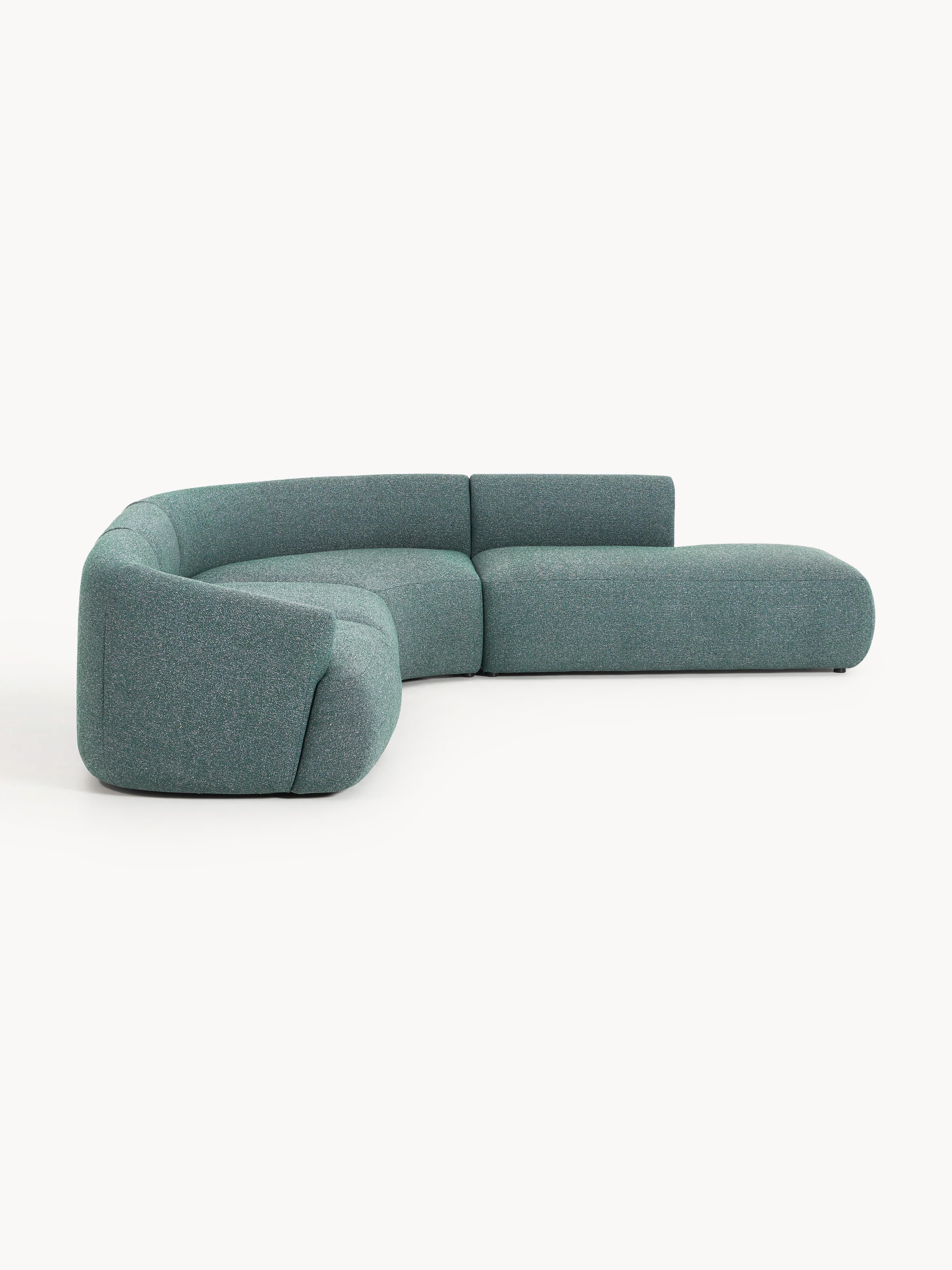 Sofia Modular Bouclé Corner Sofa (4-seater)
