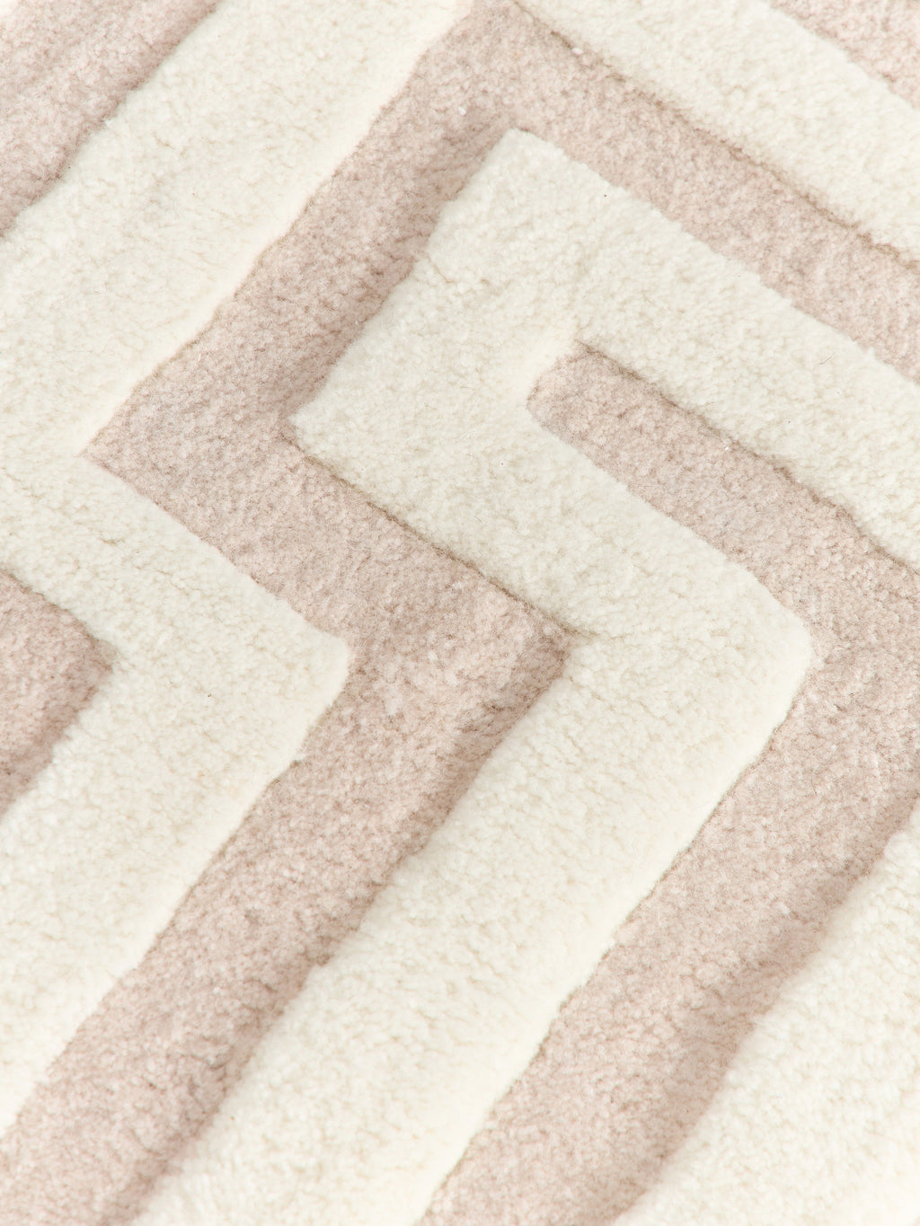 Monty High-Low Wool Rug, Hand-Tufted