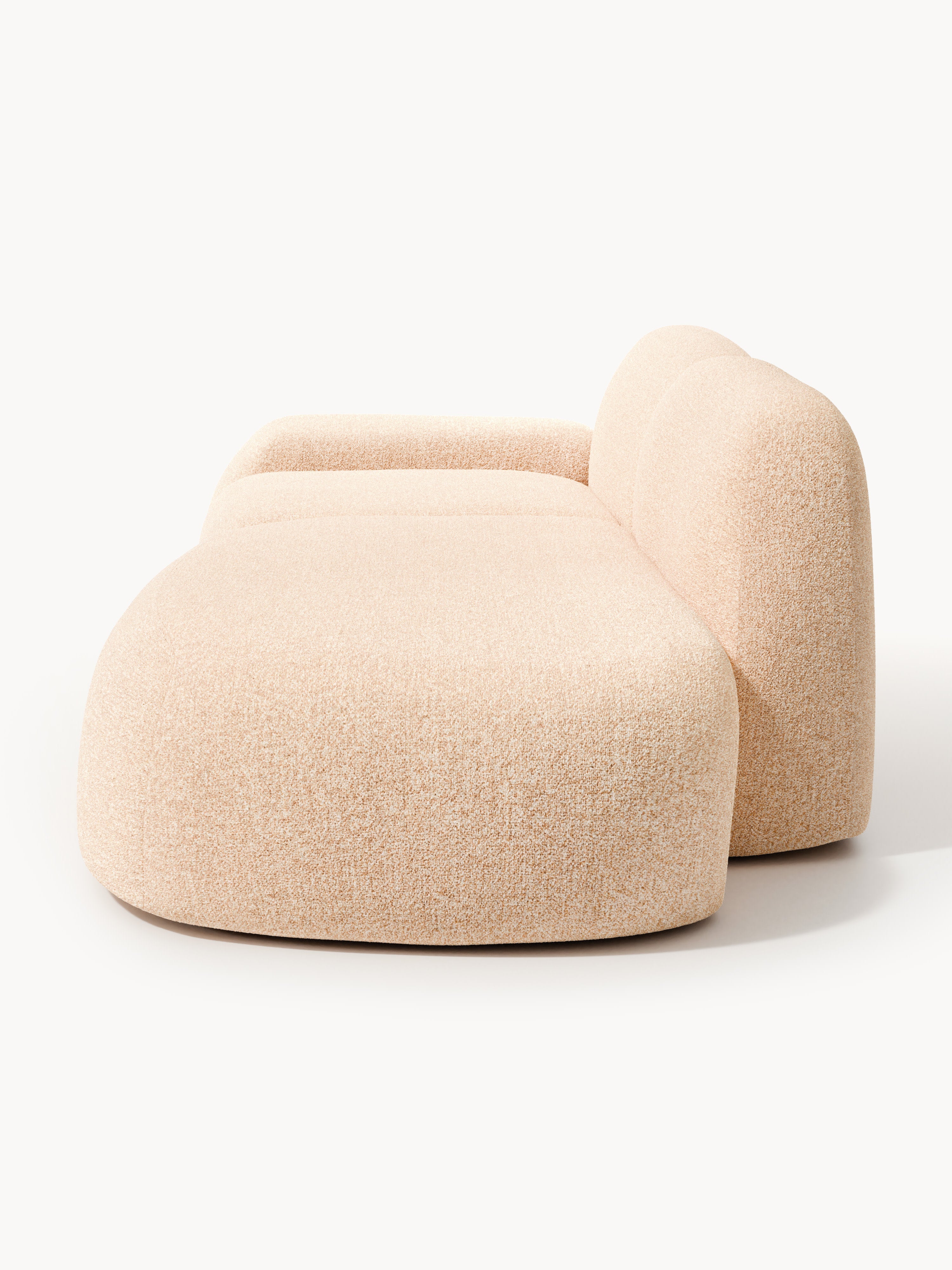 Wolke Modular Bouclé Chaise (3-seater)
