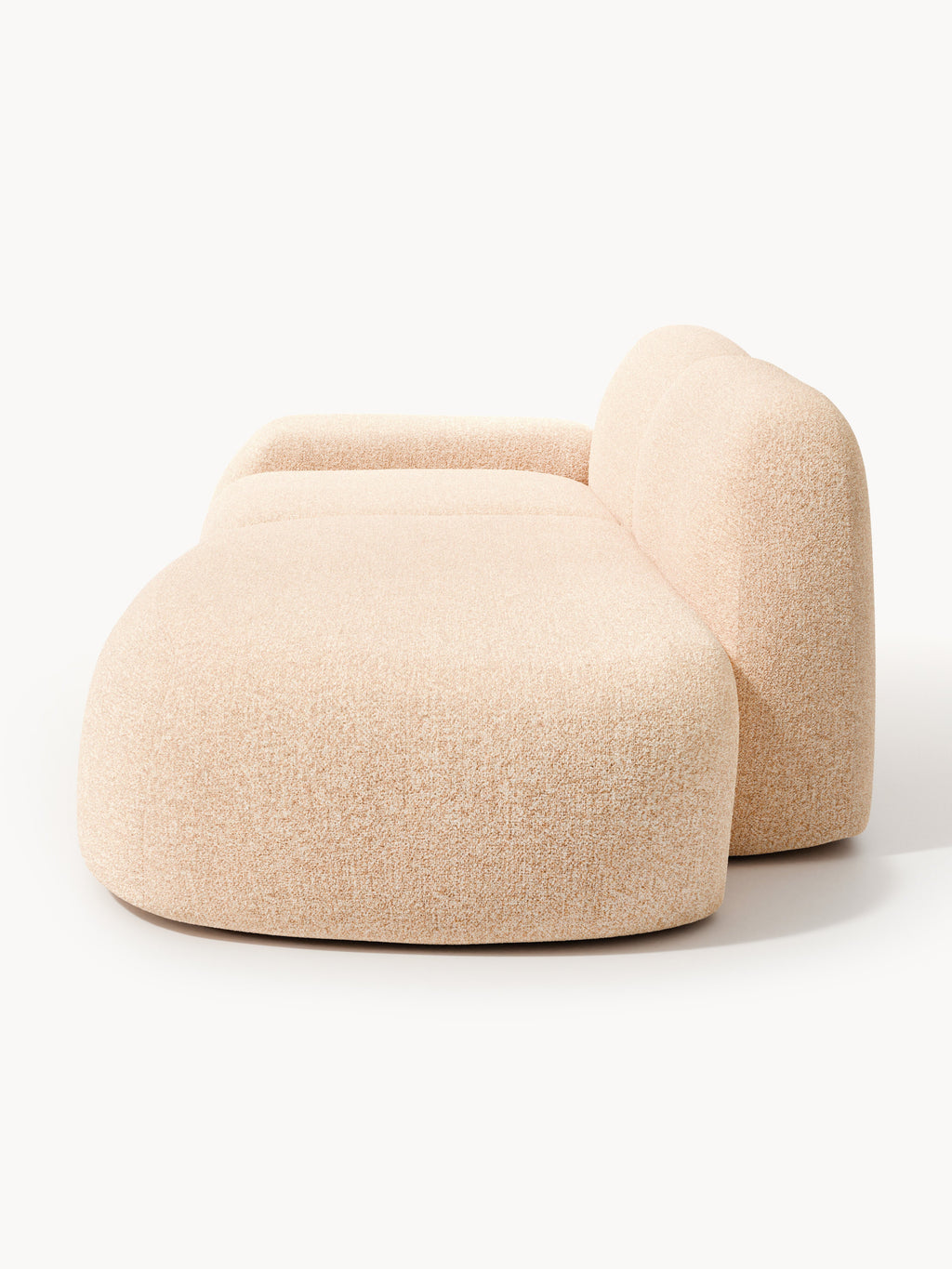 Wolke Modular Bouclé Chaise (3-seater)