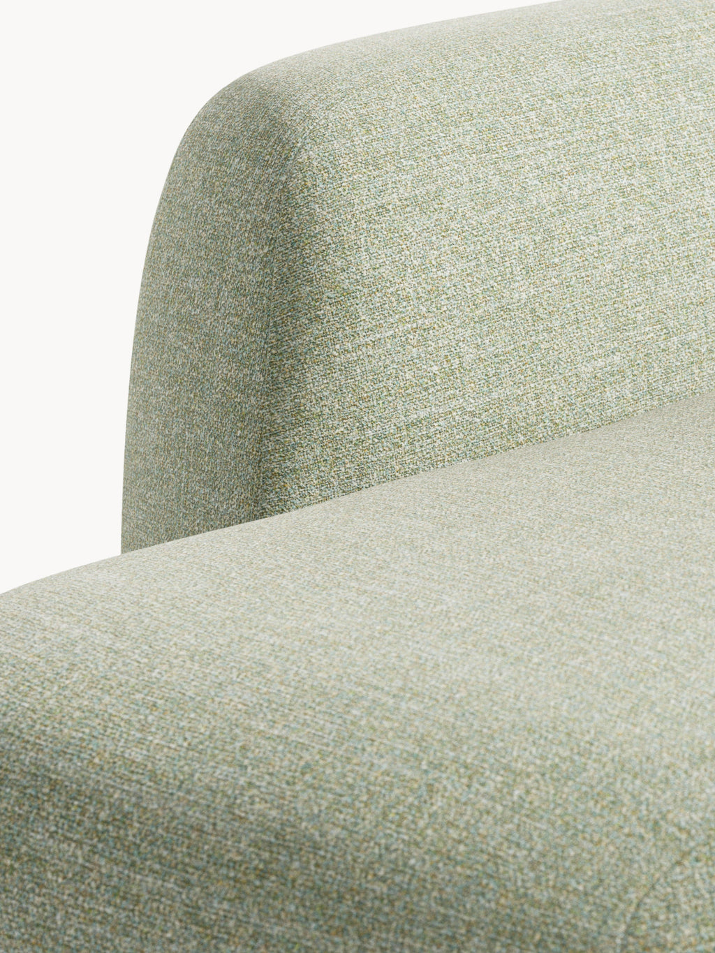 Wolke XL Modular Bouclé Corner Sofa with Chaise End