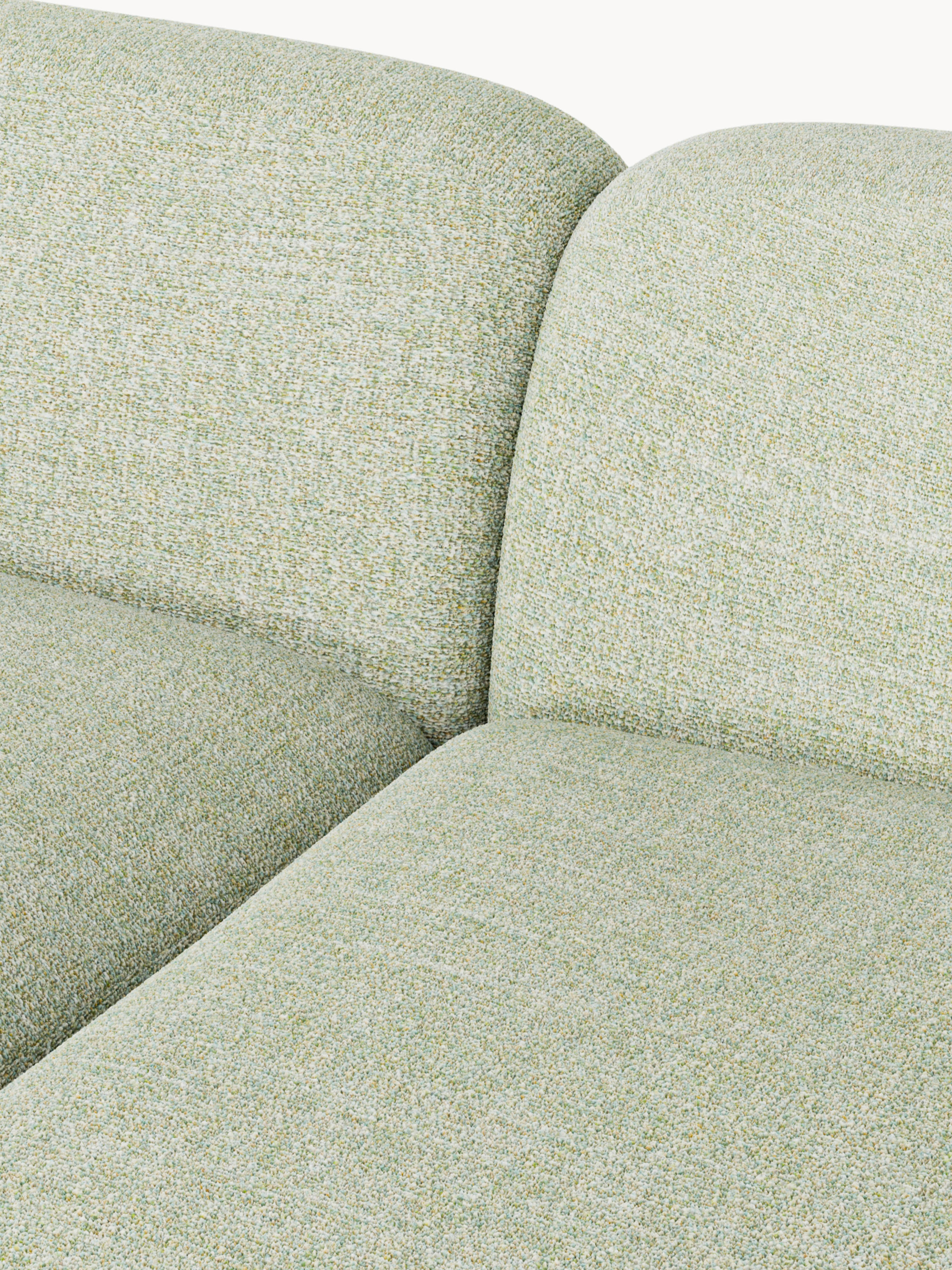 Wolke XL Modular Bouclé Corner Sofa with Chaise End