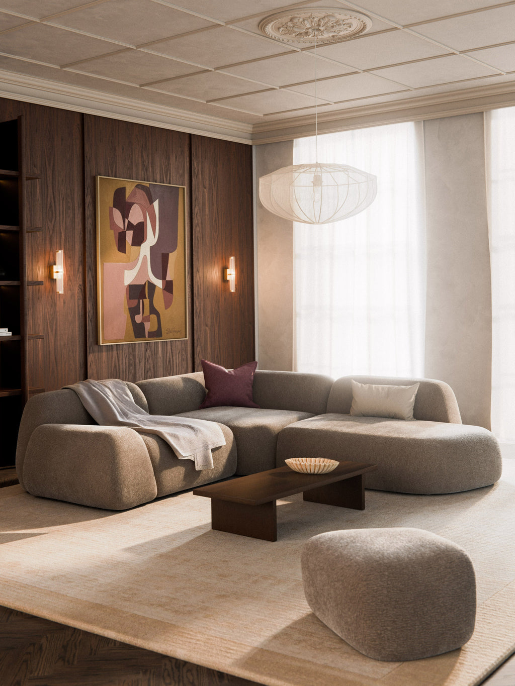 Wolke Modular Corner Sofa (4-seater) with Chaise End