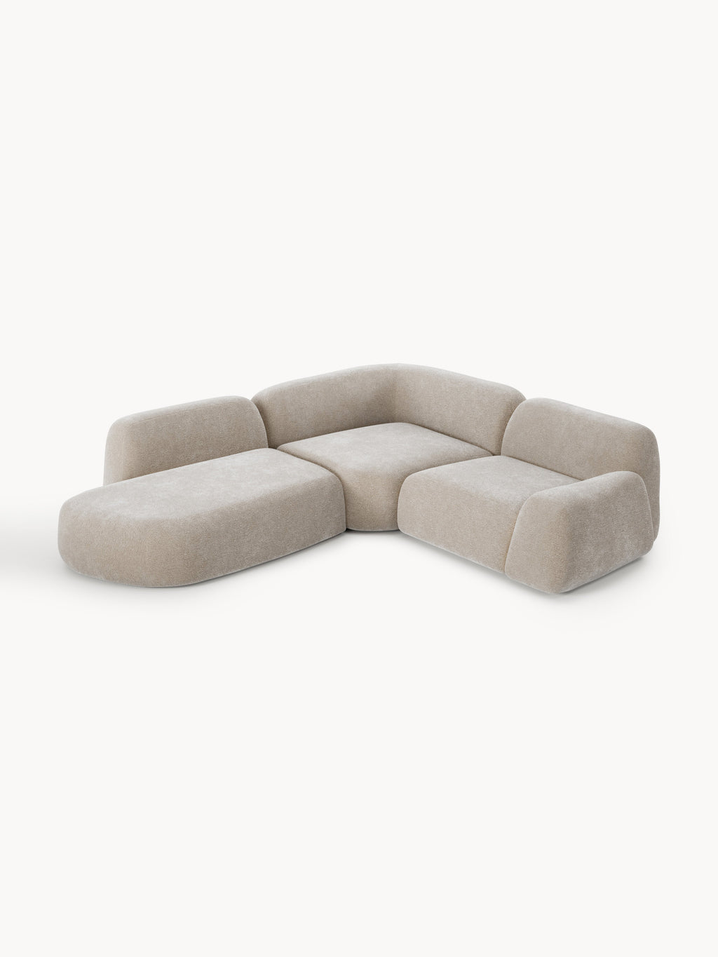 Wolke Modular Corner Sofa (4-seater) with Chaise End