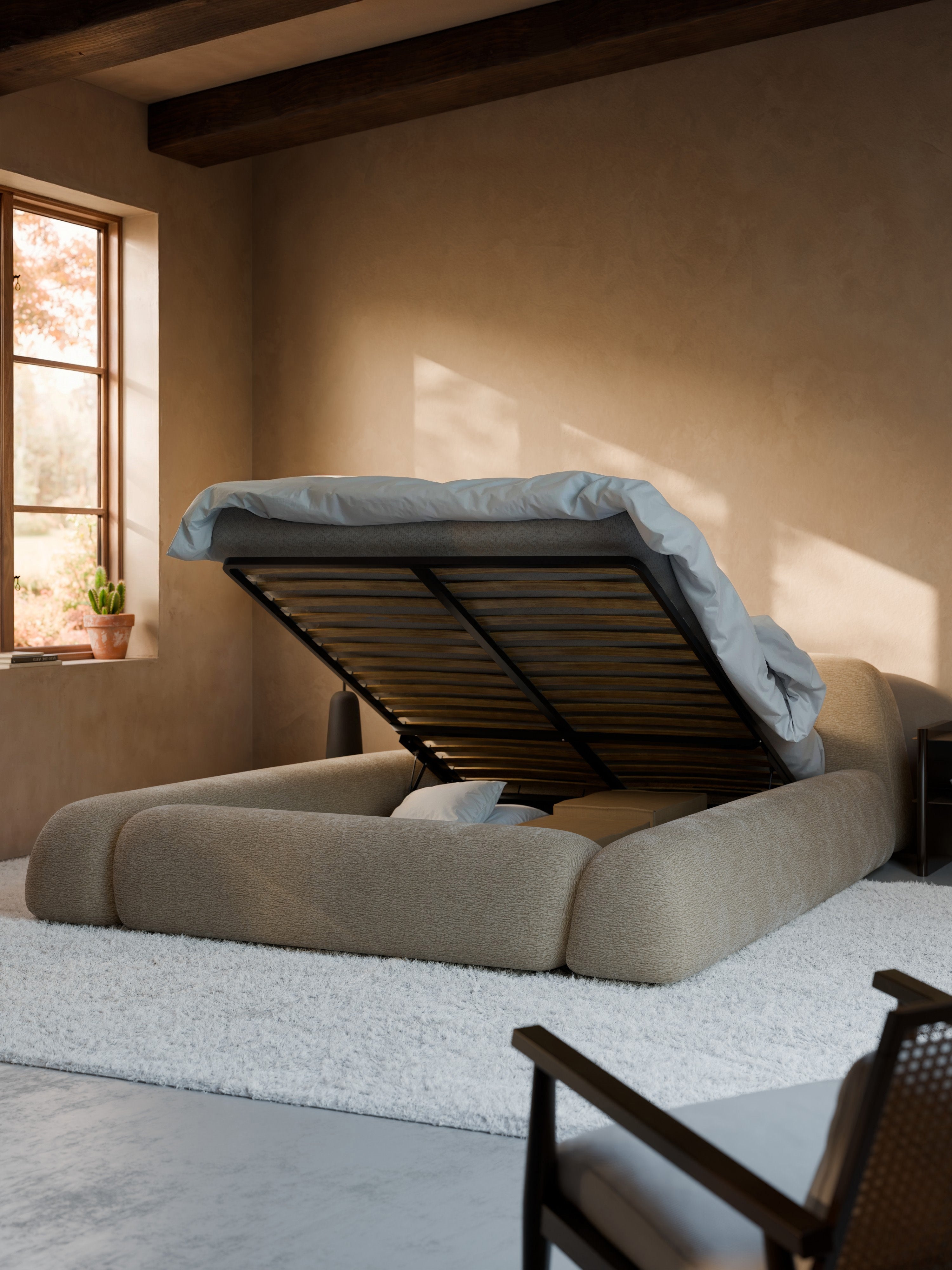 Wolke Upholstered Bed with Storage