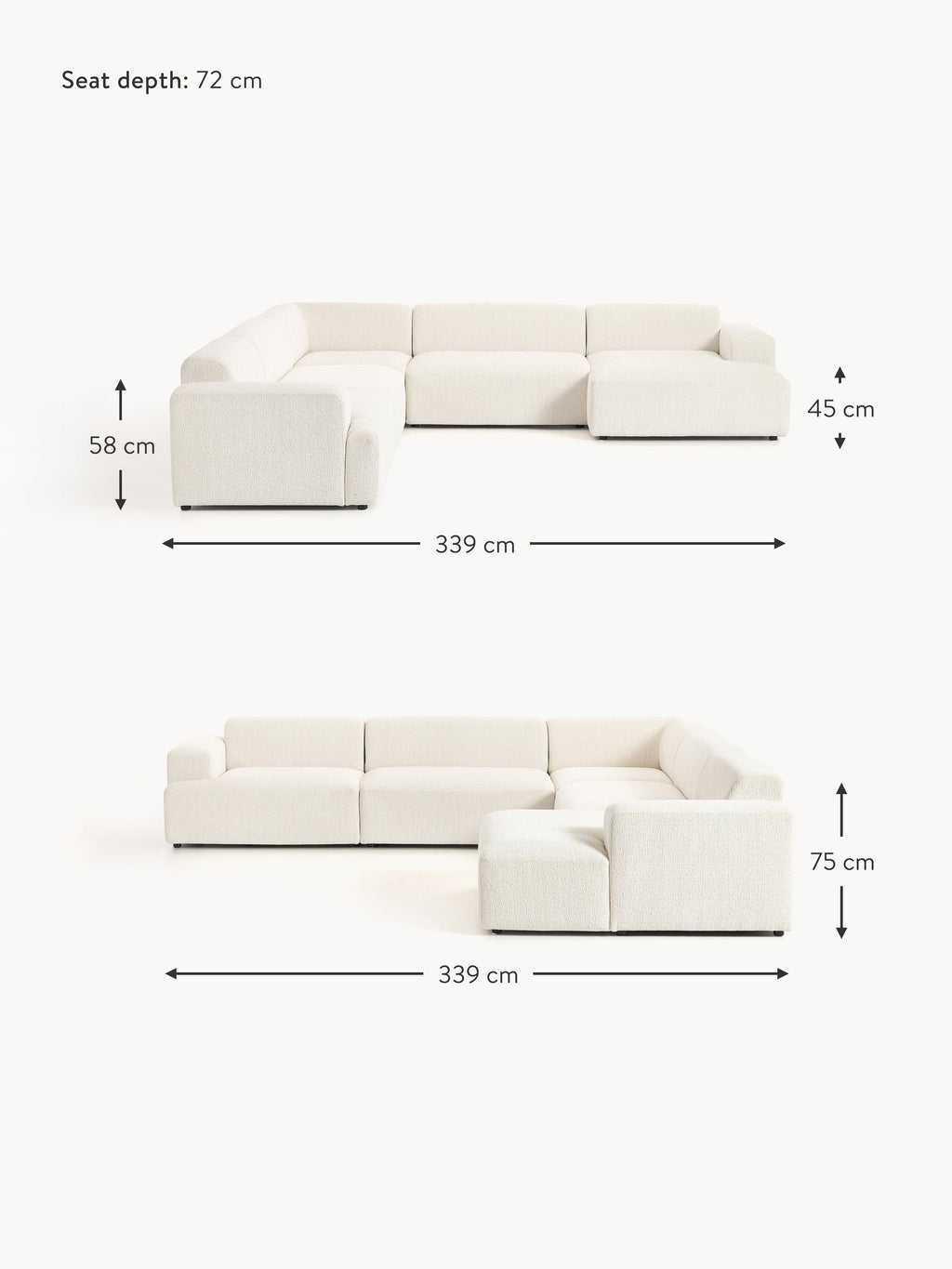 Melva XL Corner Sofa