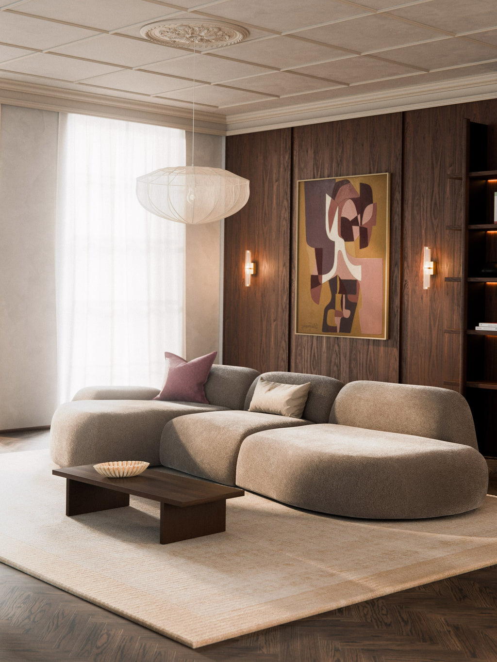 Wolke Modular Corner Sofa (4-seater) with Chaise End