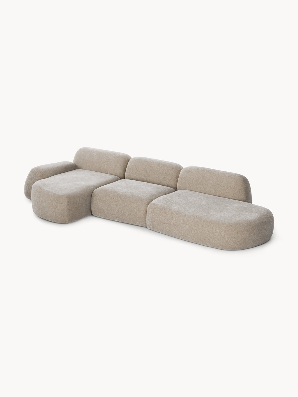 Wolke Modular Corner Sofa (4-seater) with Chaise End