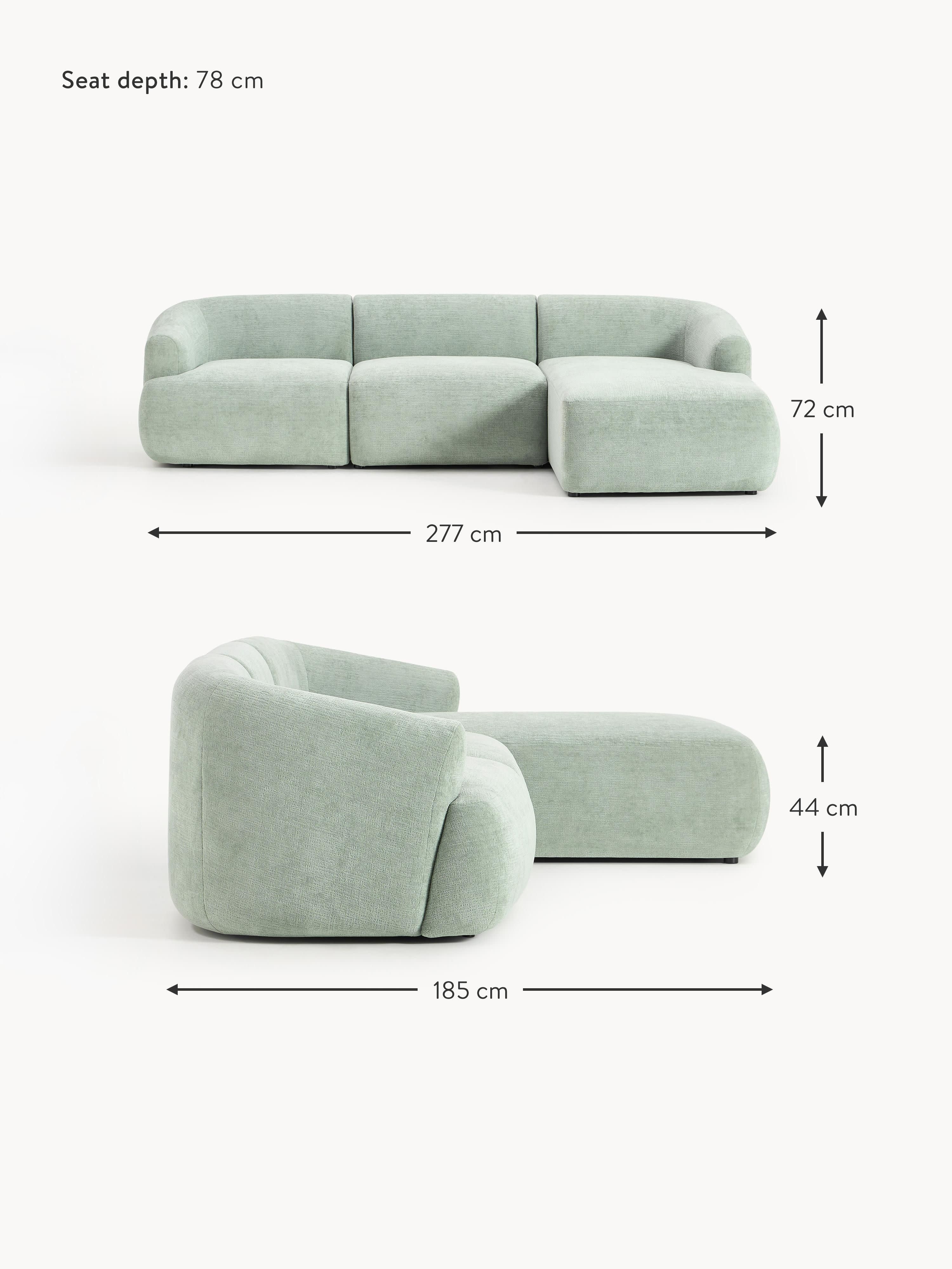 Sofia Modular Bouclé Sofa (4-seater)