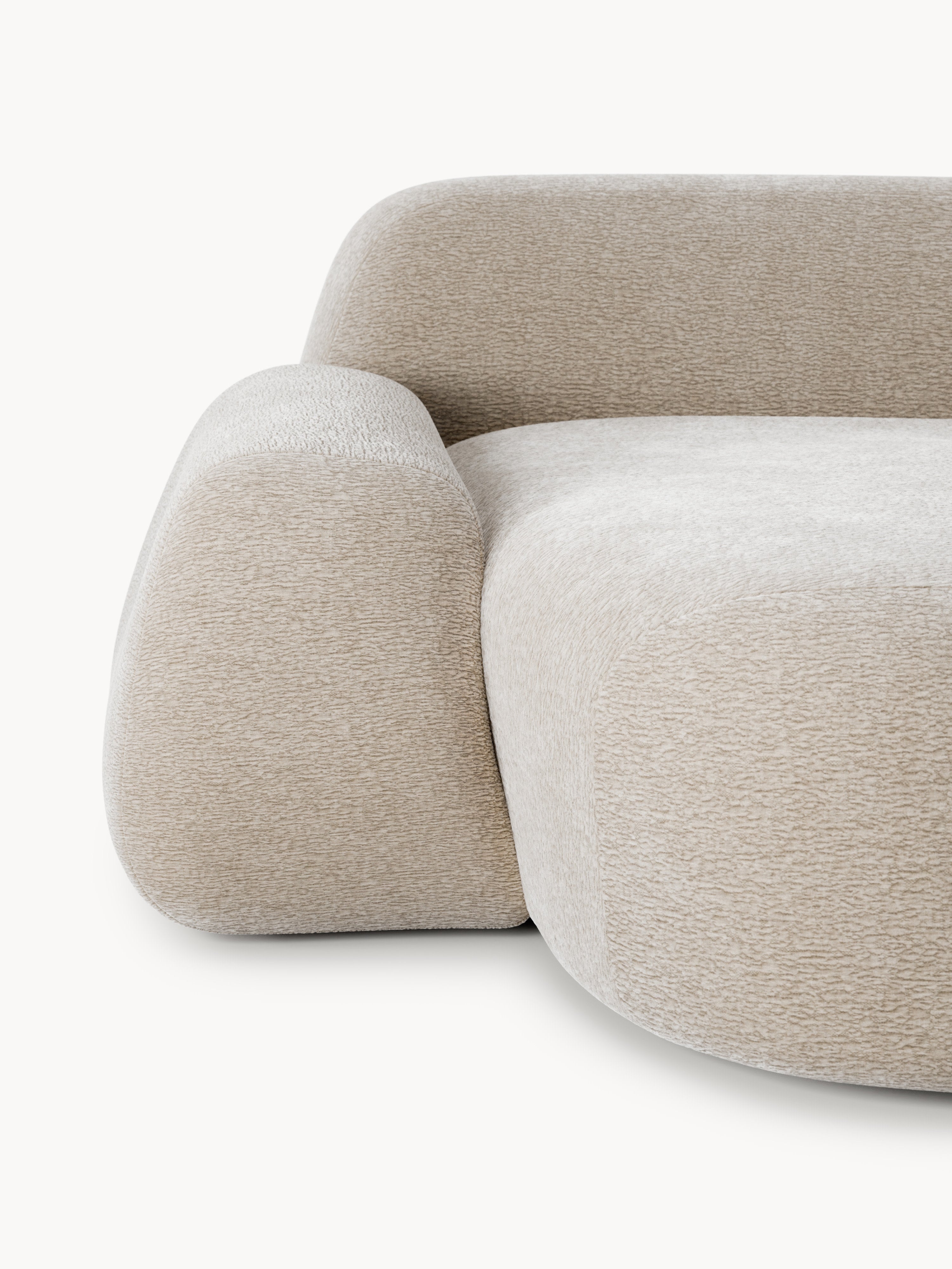 Wolke Modular Teddy Corner Sofa (4-seater)