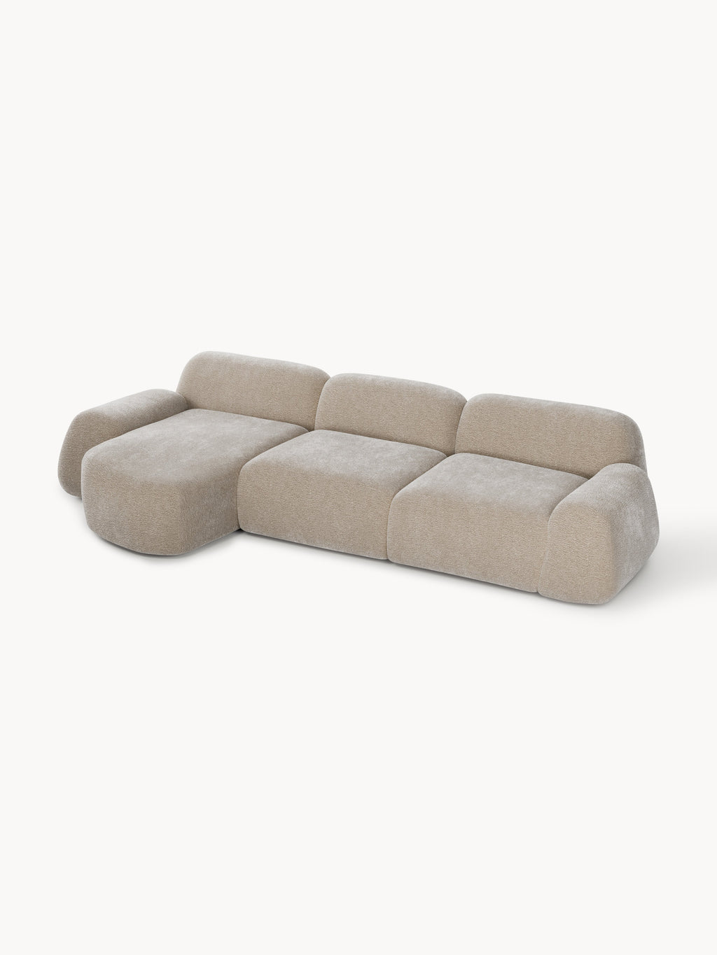 Wolke Modular Teddy Corner Sofa (4-seater)