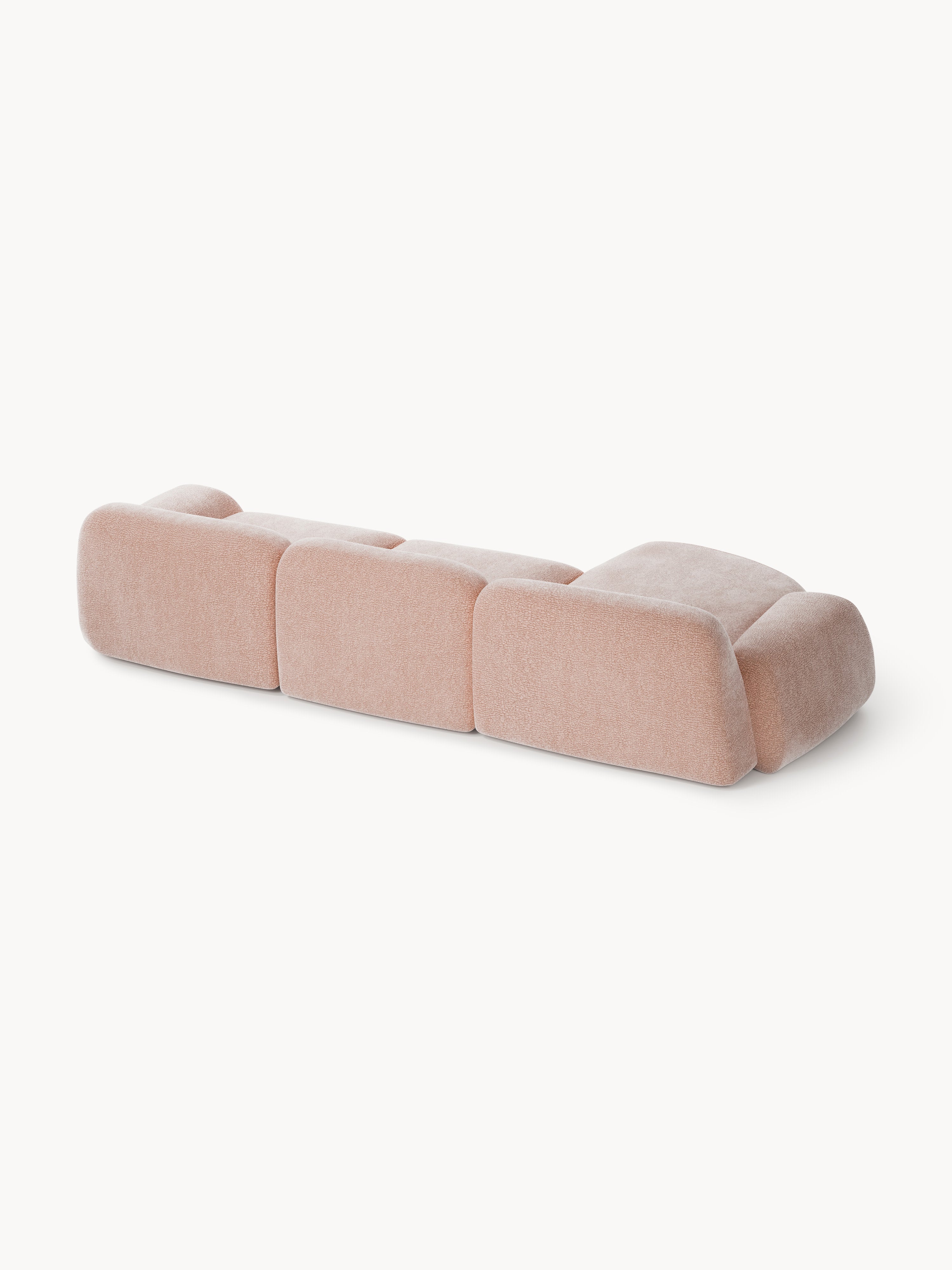 Wolke Modular Teddy Corner Sofa (4-seater)