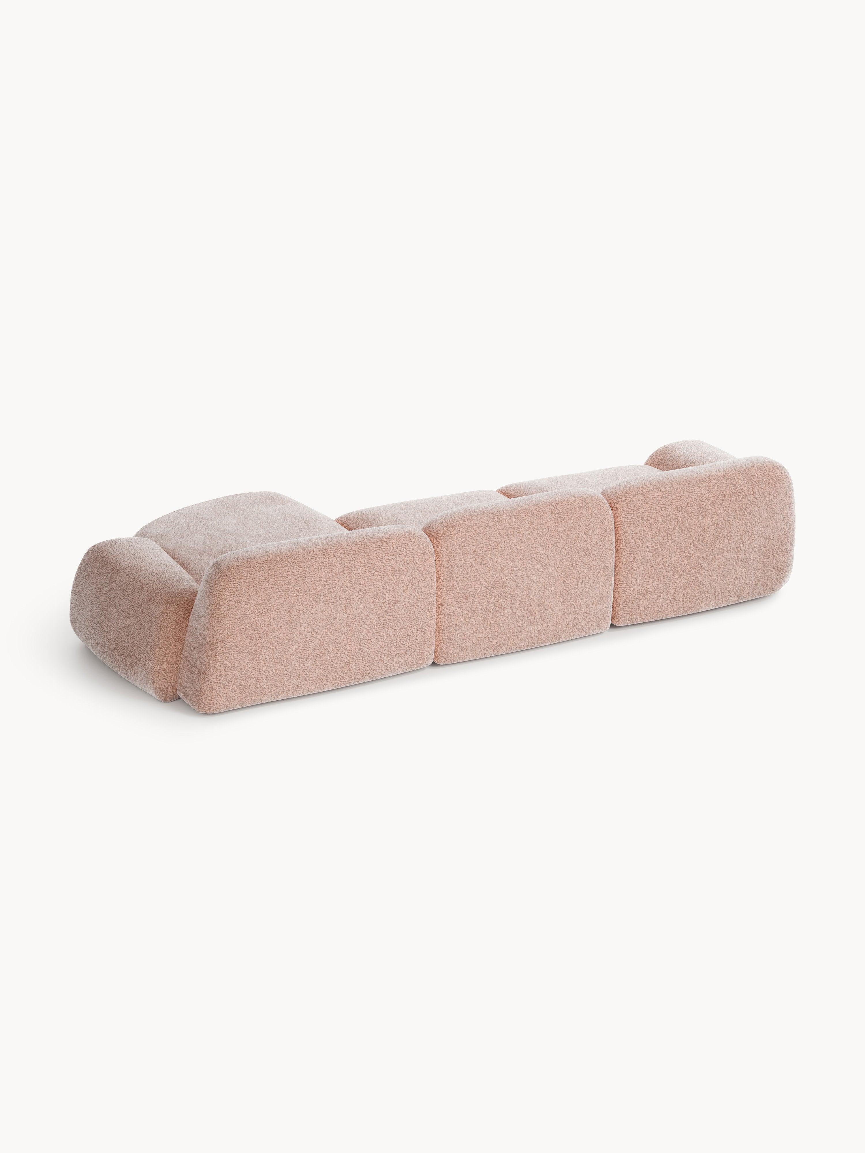 Wolke Modular Teddy Corner Sofa (4-seater)