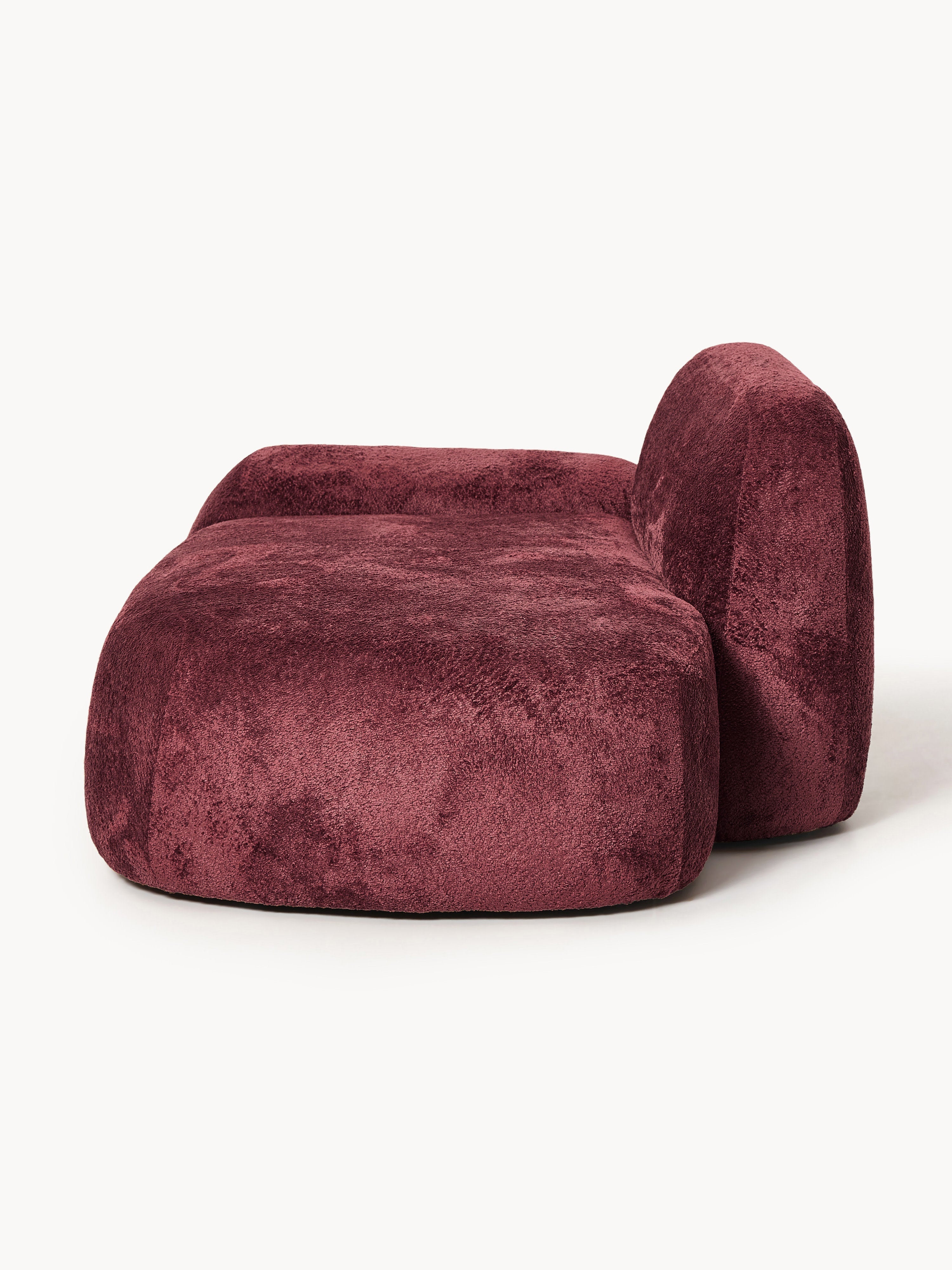 Wolke Teddy Bouclé Sofa (2-seater) with Chaise End