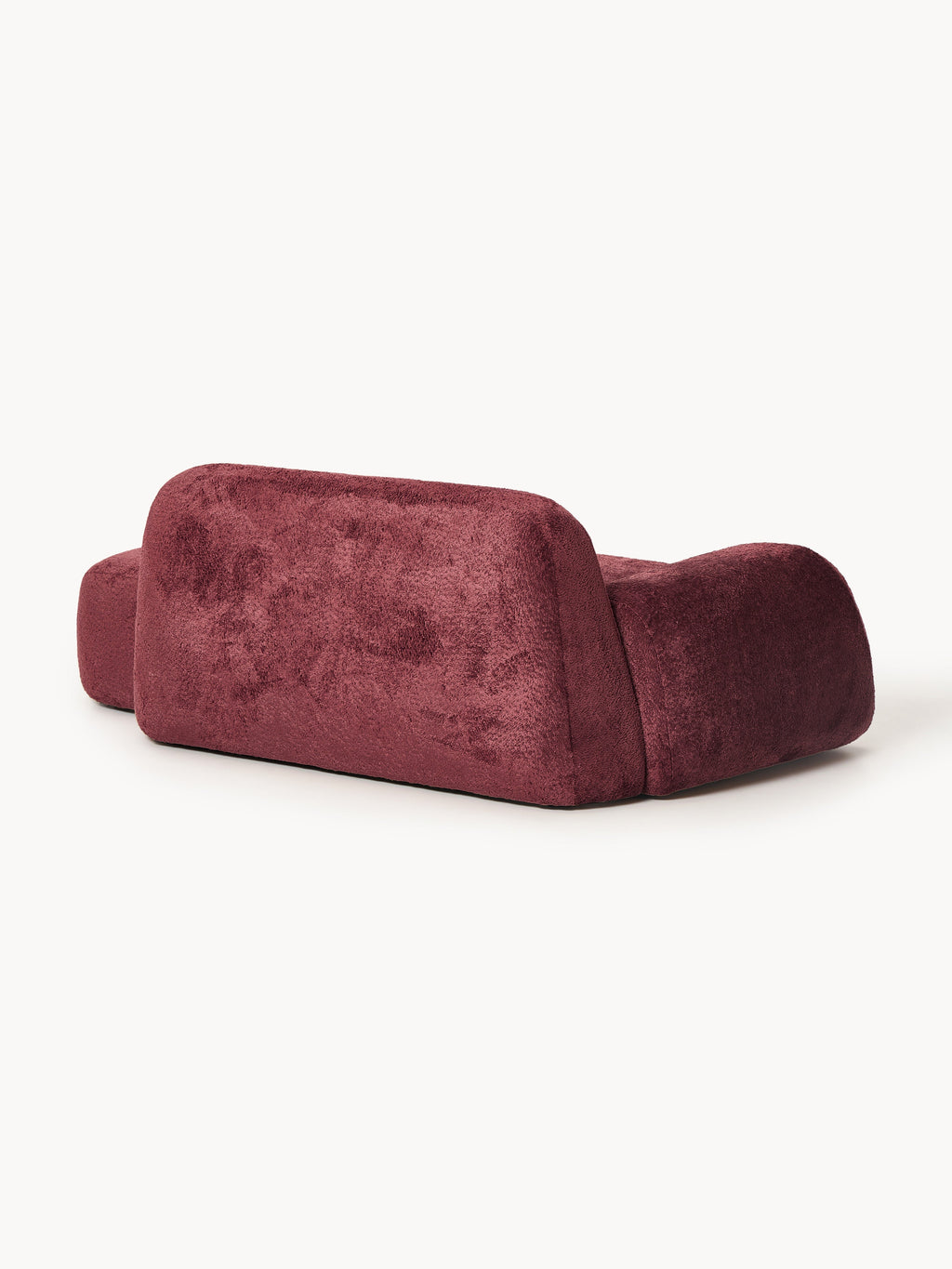 Wolke Teddy Bouclé Sofa (2-seater) with Chaise End