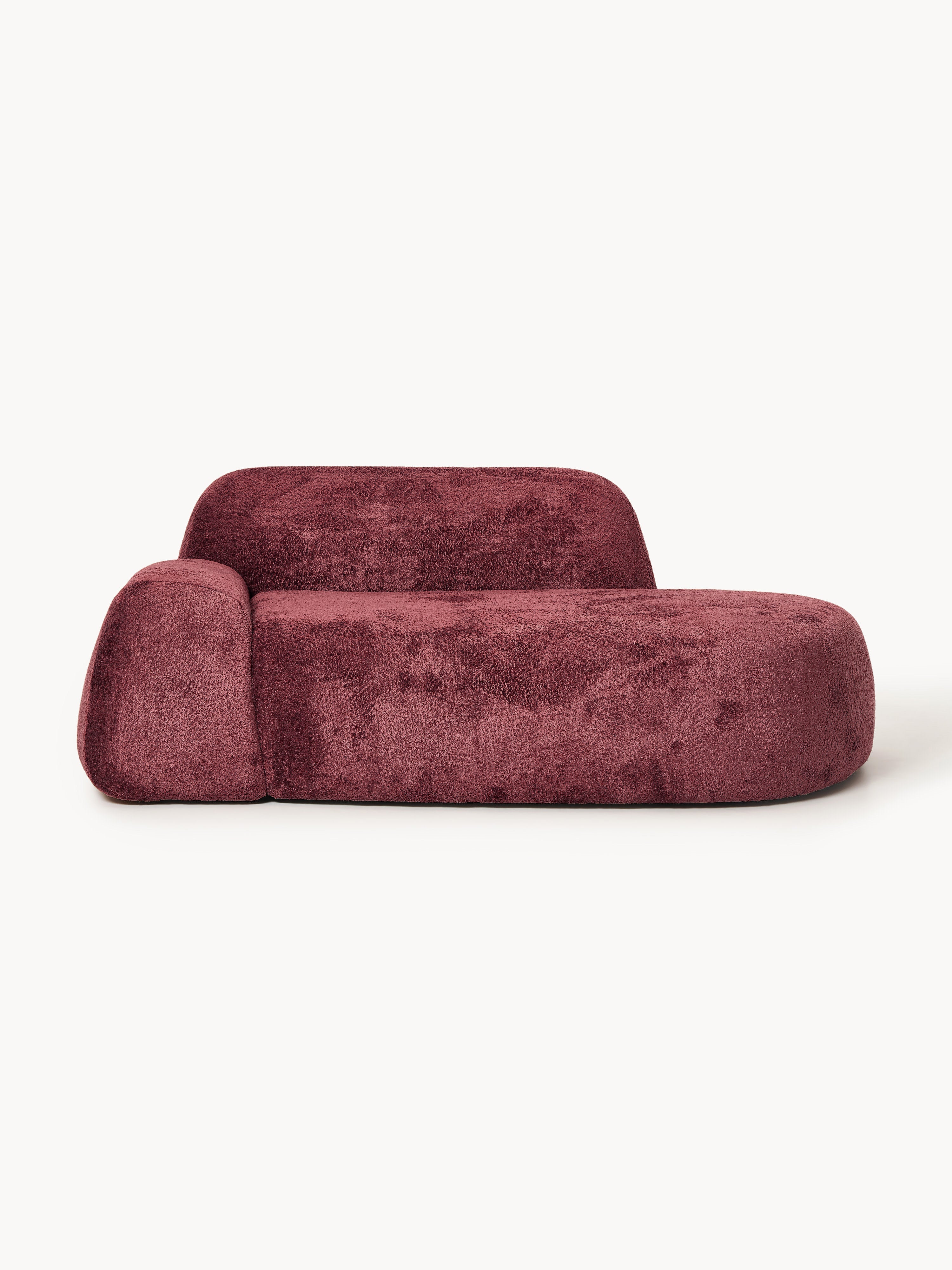 Wolke Teddy Bouclé Sofa (2-seater) with Chaise End