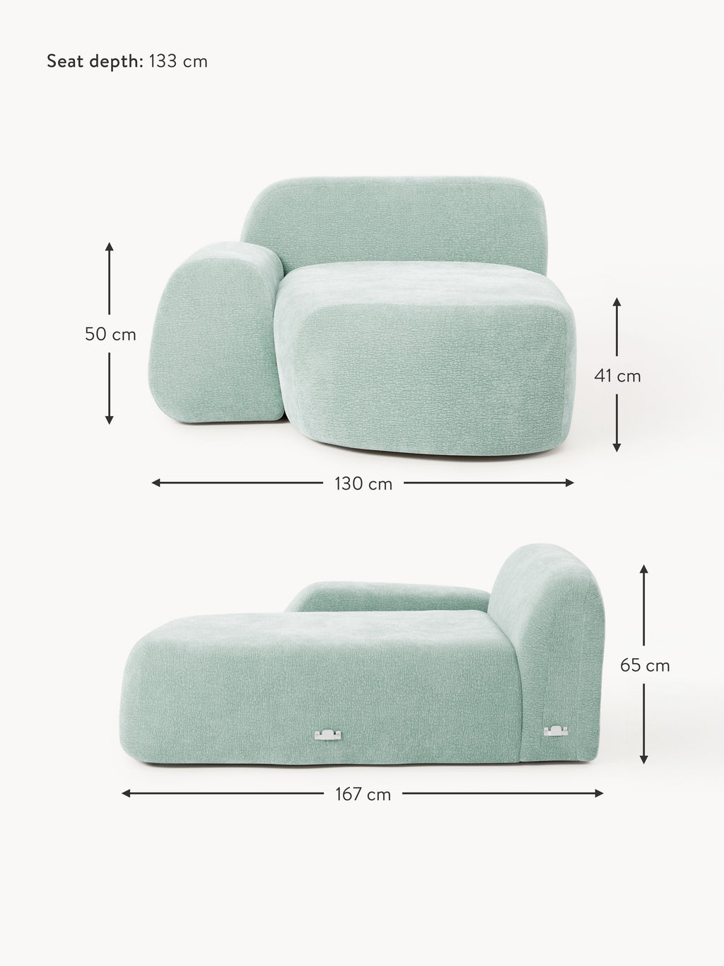 Wolke Chaise Corner Module