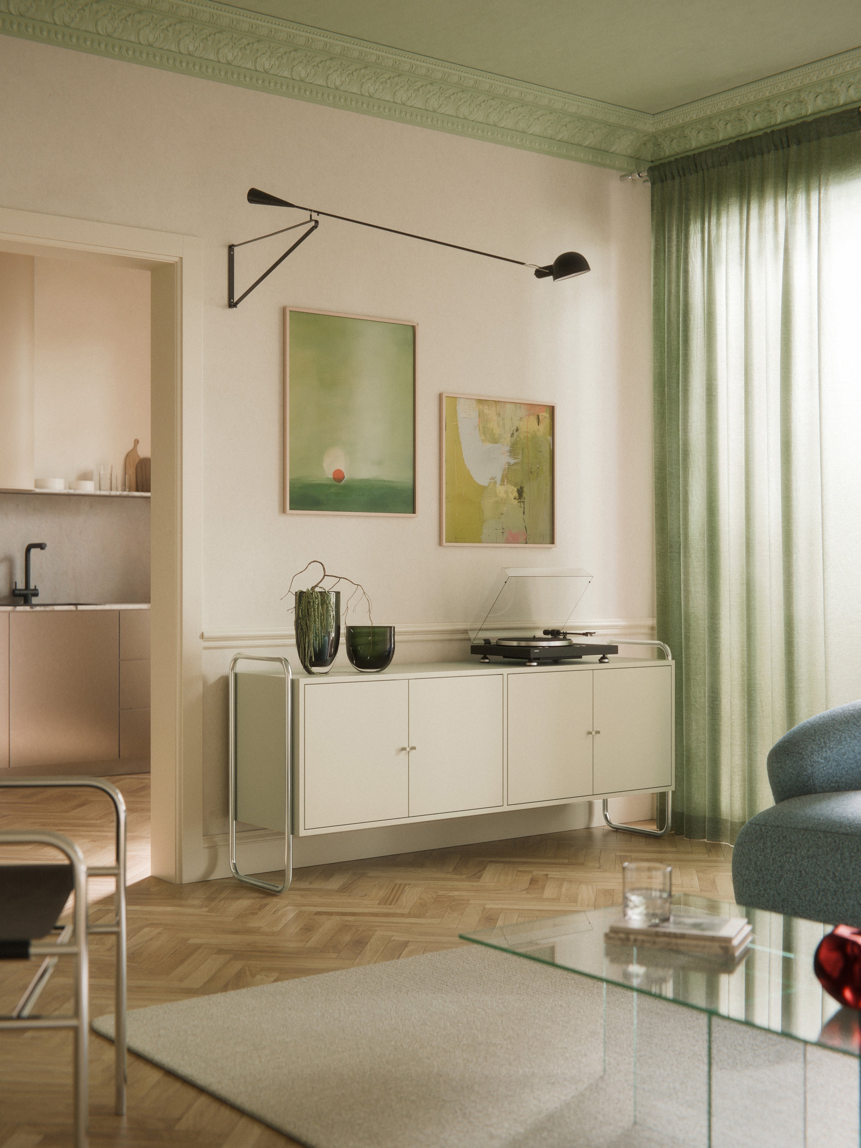 Robyn Metal Sideboard