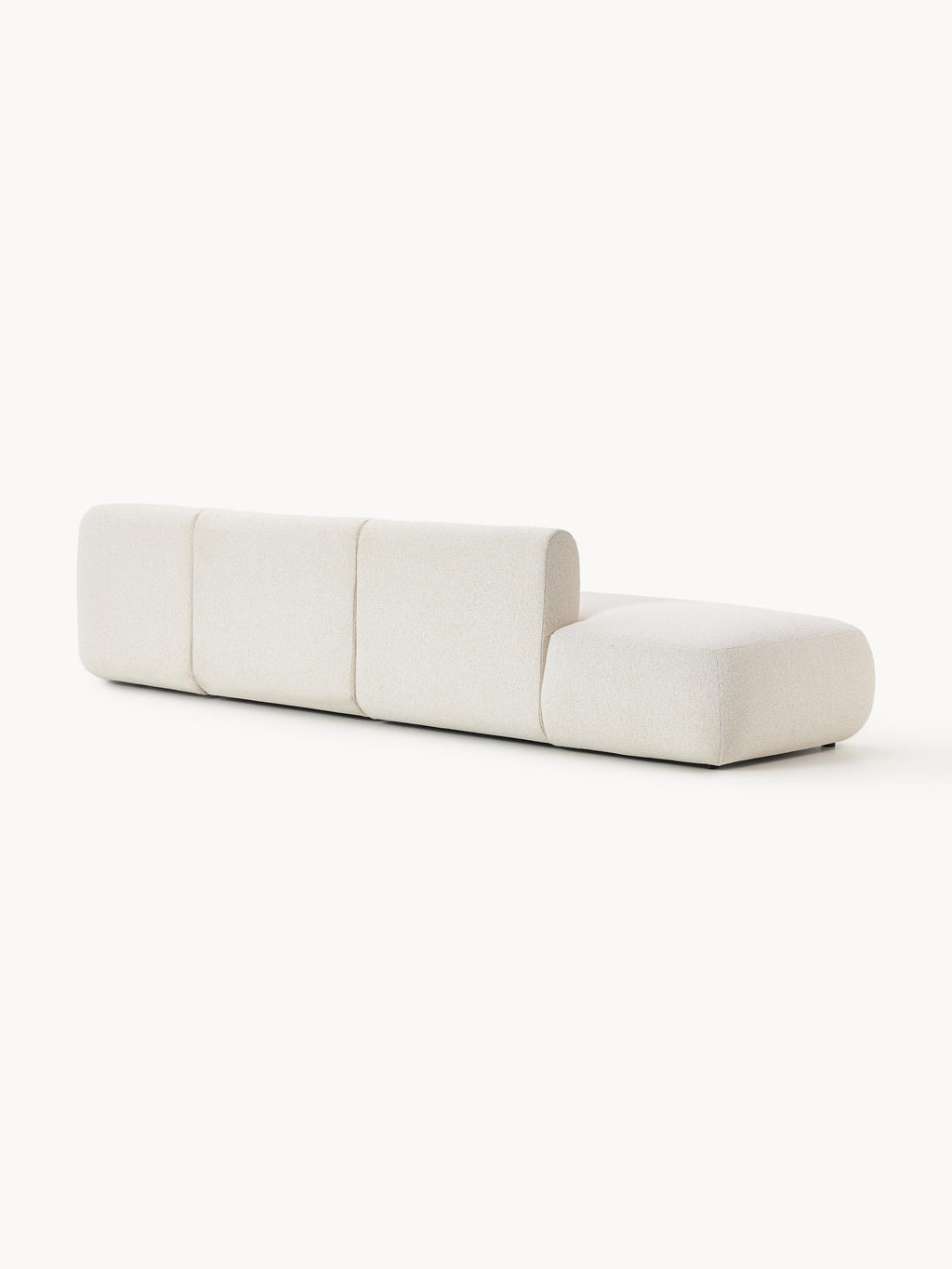 Sofia Modular Bouclé Chaise (4-seater)
