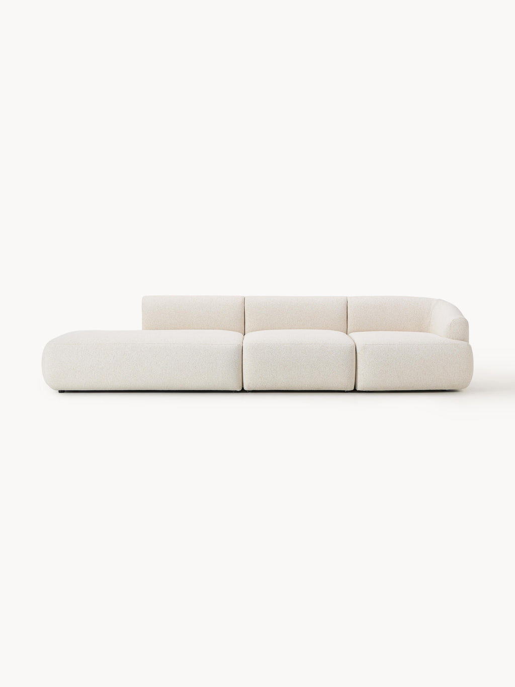 Gallery image 1 - Modular Bouclé Chaise Sofia (4-seater)