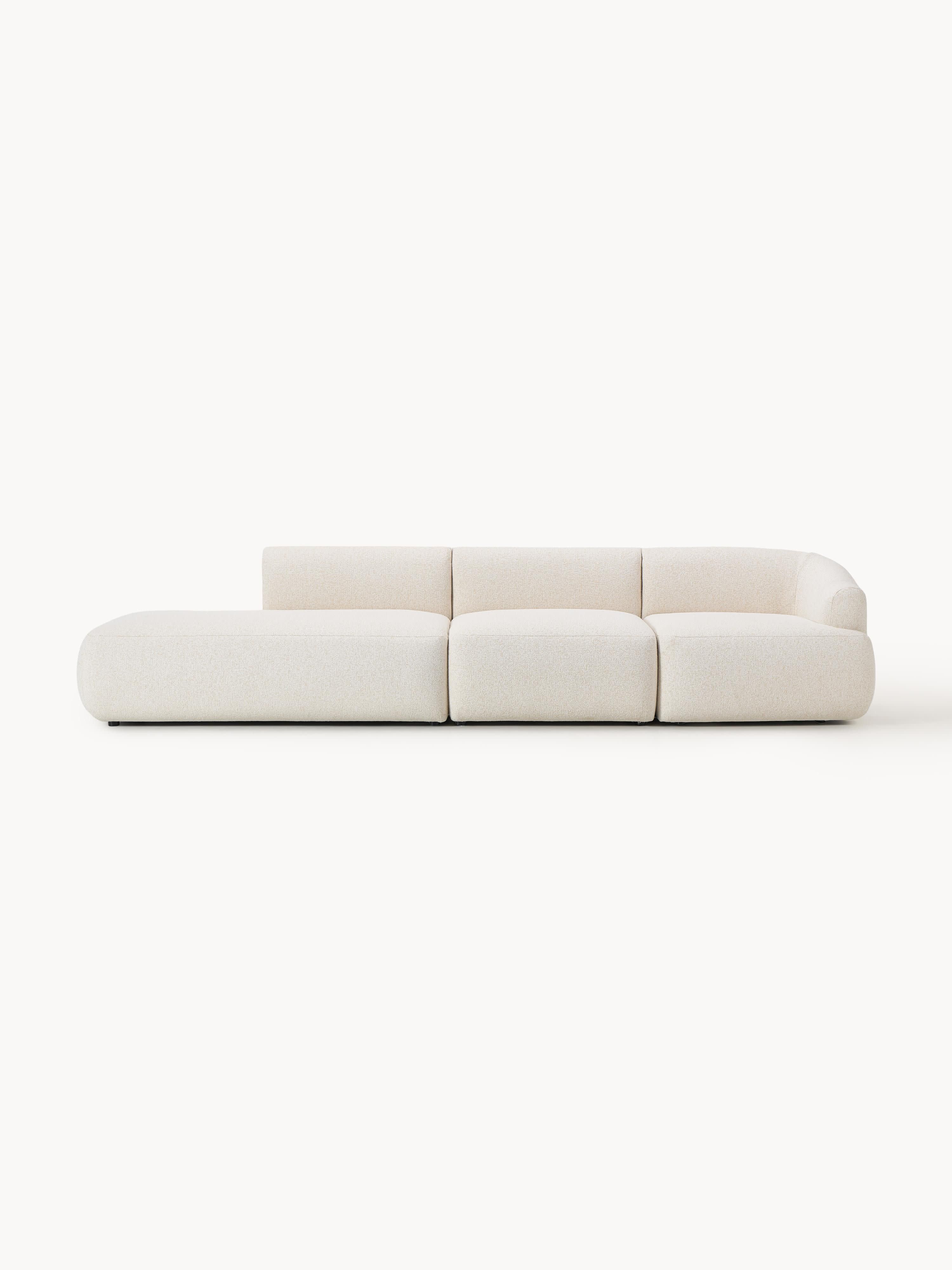 Gallery image 1 - Modular Bouclé Chaise Sofia (4-seater)