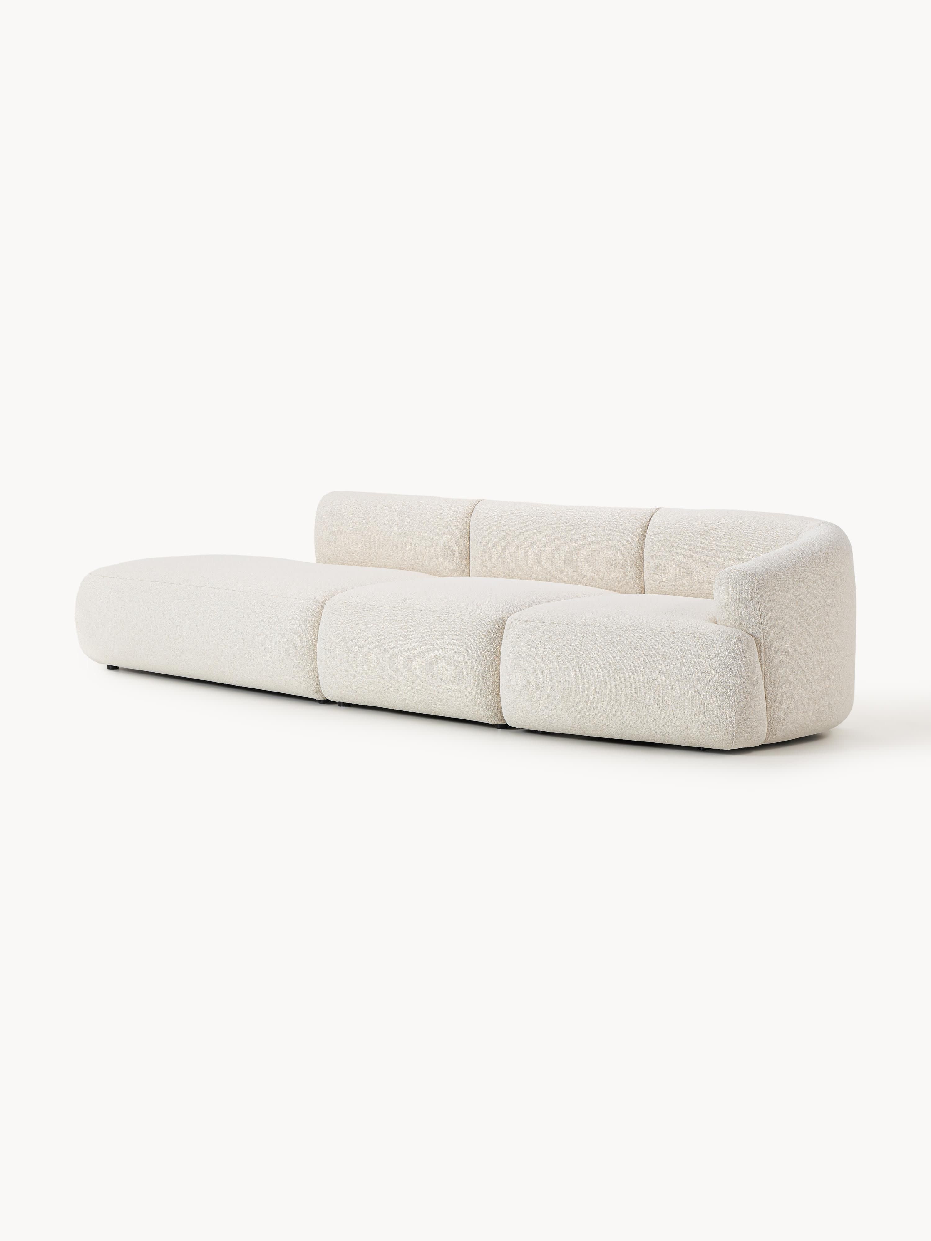 Sofia Modular Bouclé Chaise (4-seater)