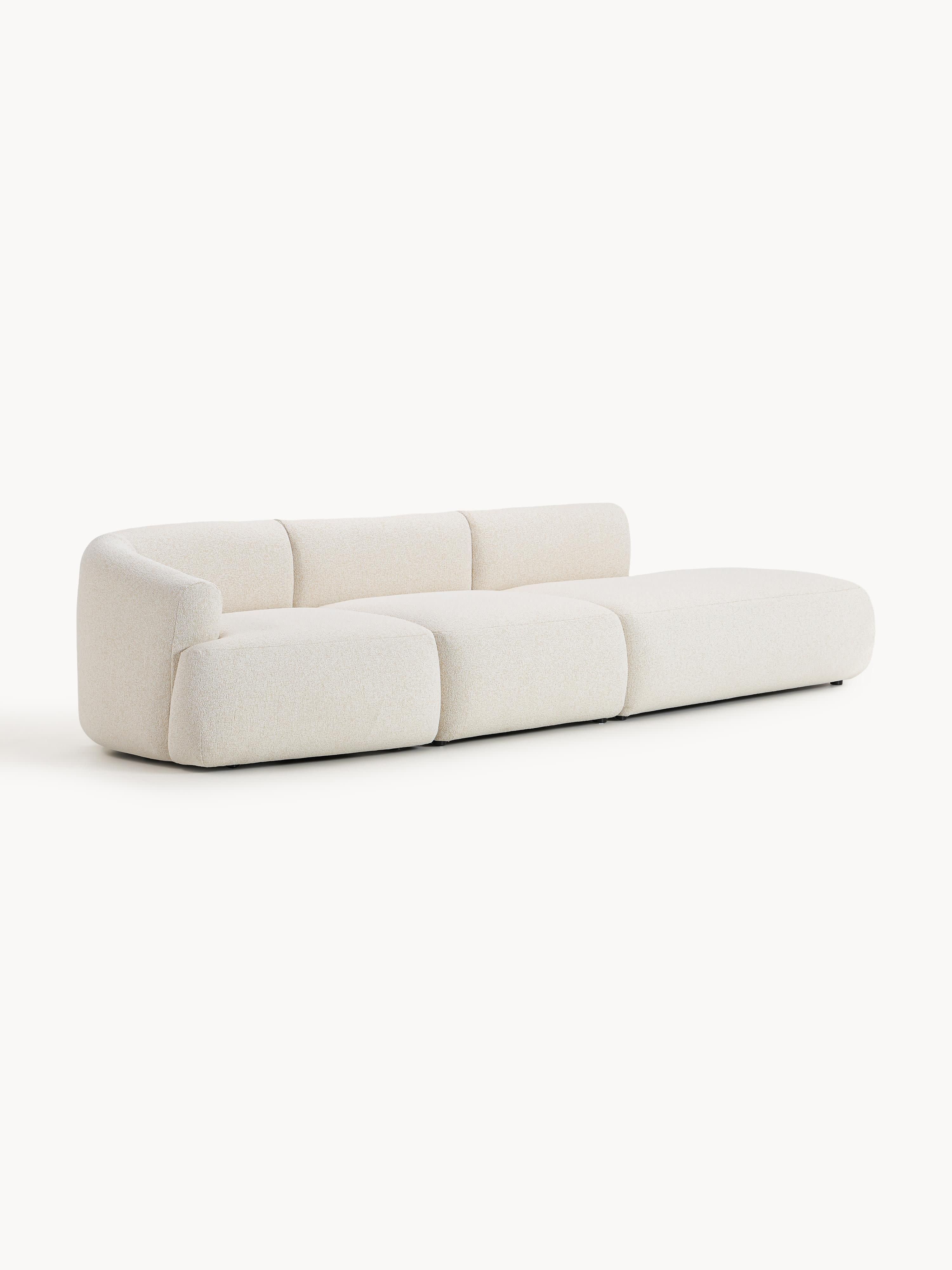 Sofia Modular Bouclé Chaise (4-seater)