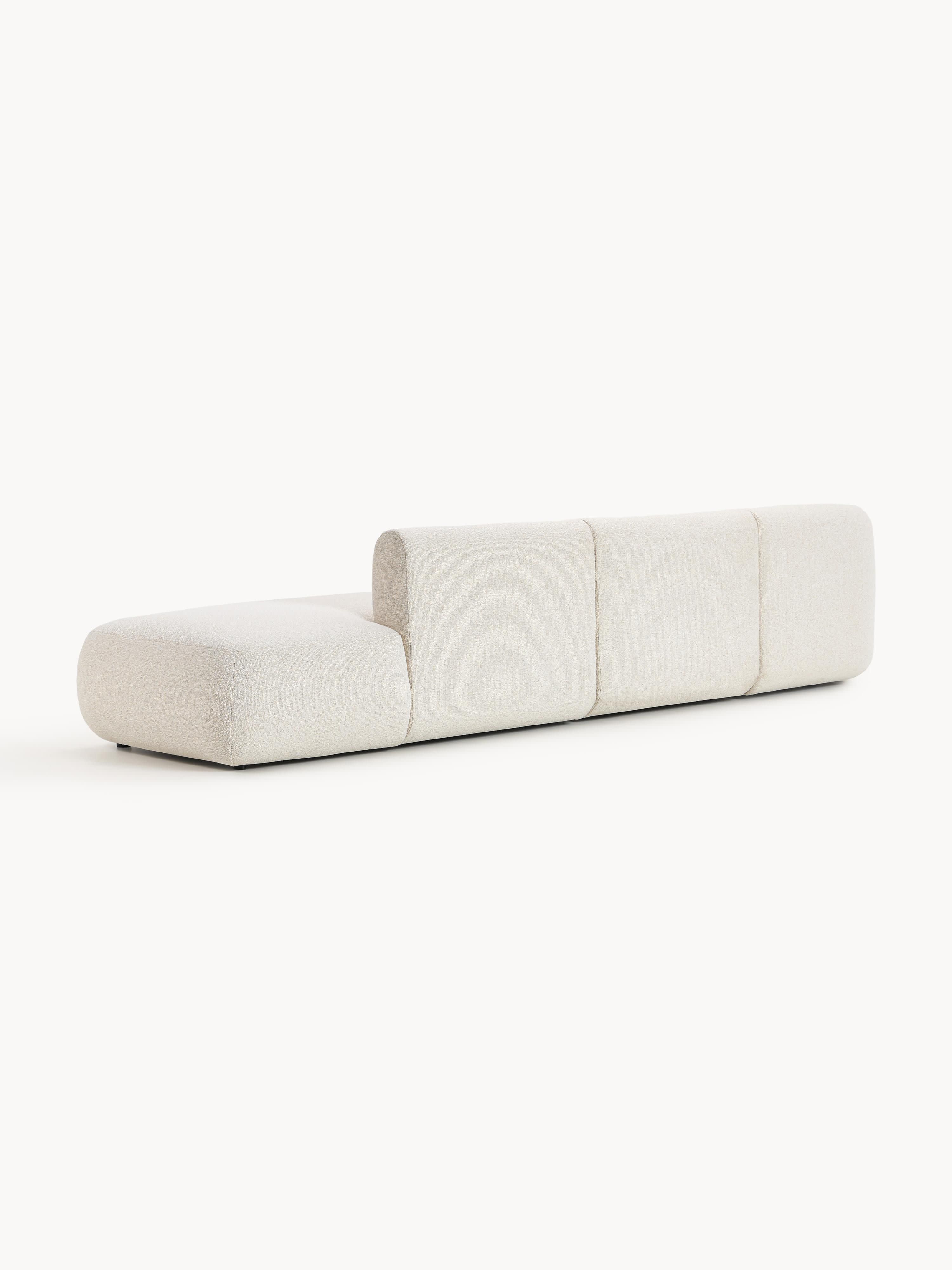 Sofia Modular Bouclé Chaise (4-seater)
