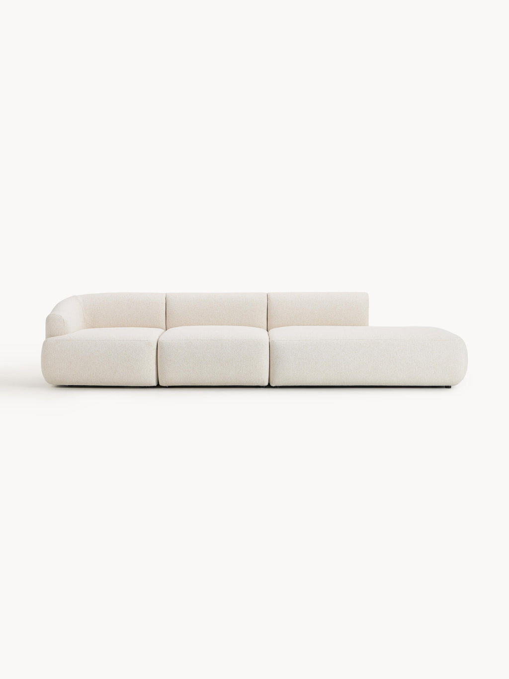 Sofia Modular Bouclé Chaise (4-seater)