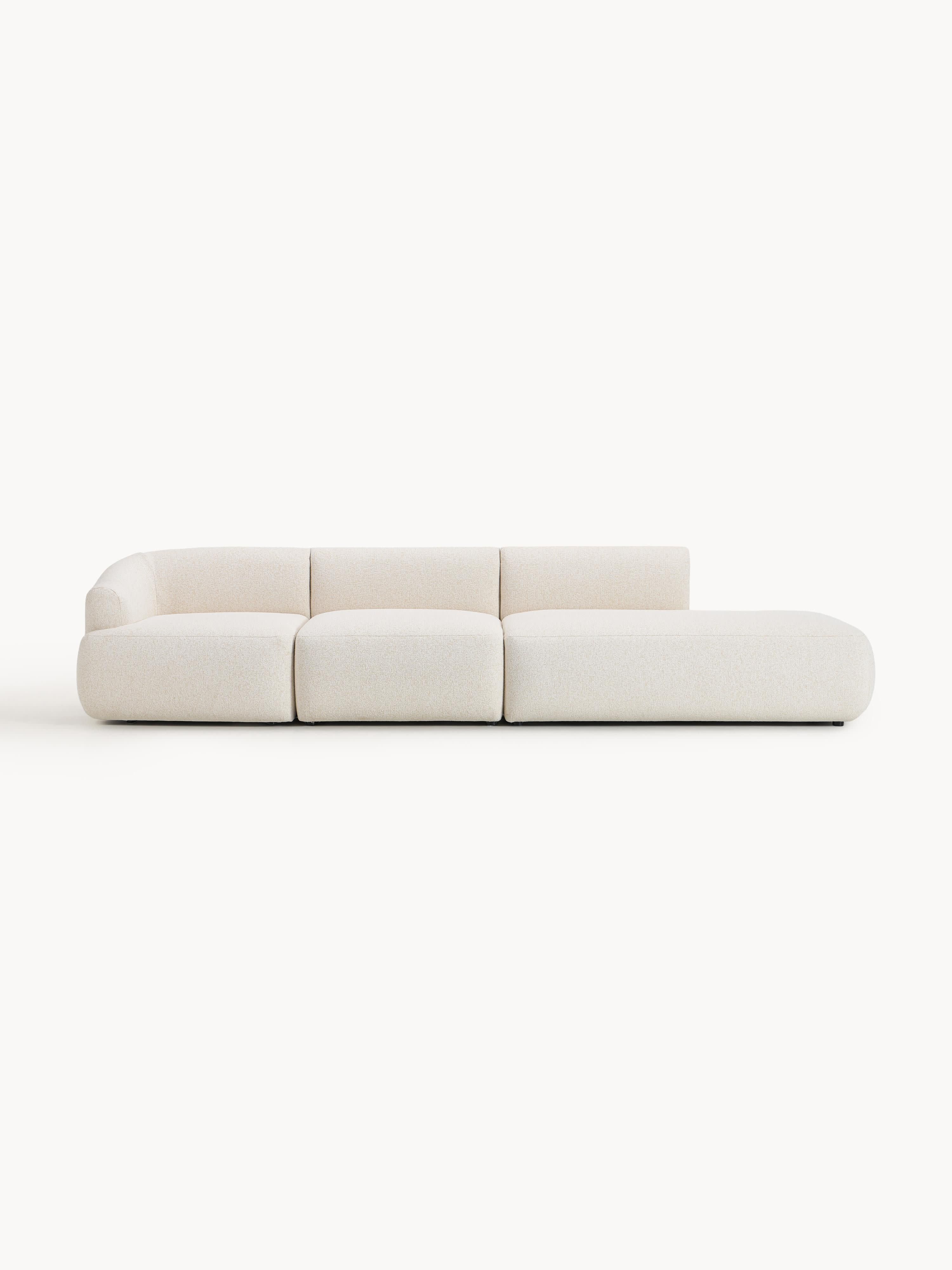 Sofia Modular Bouclé Chaise (4-seater)