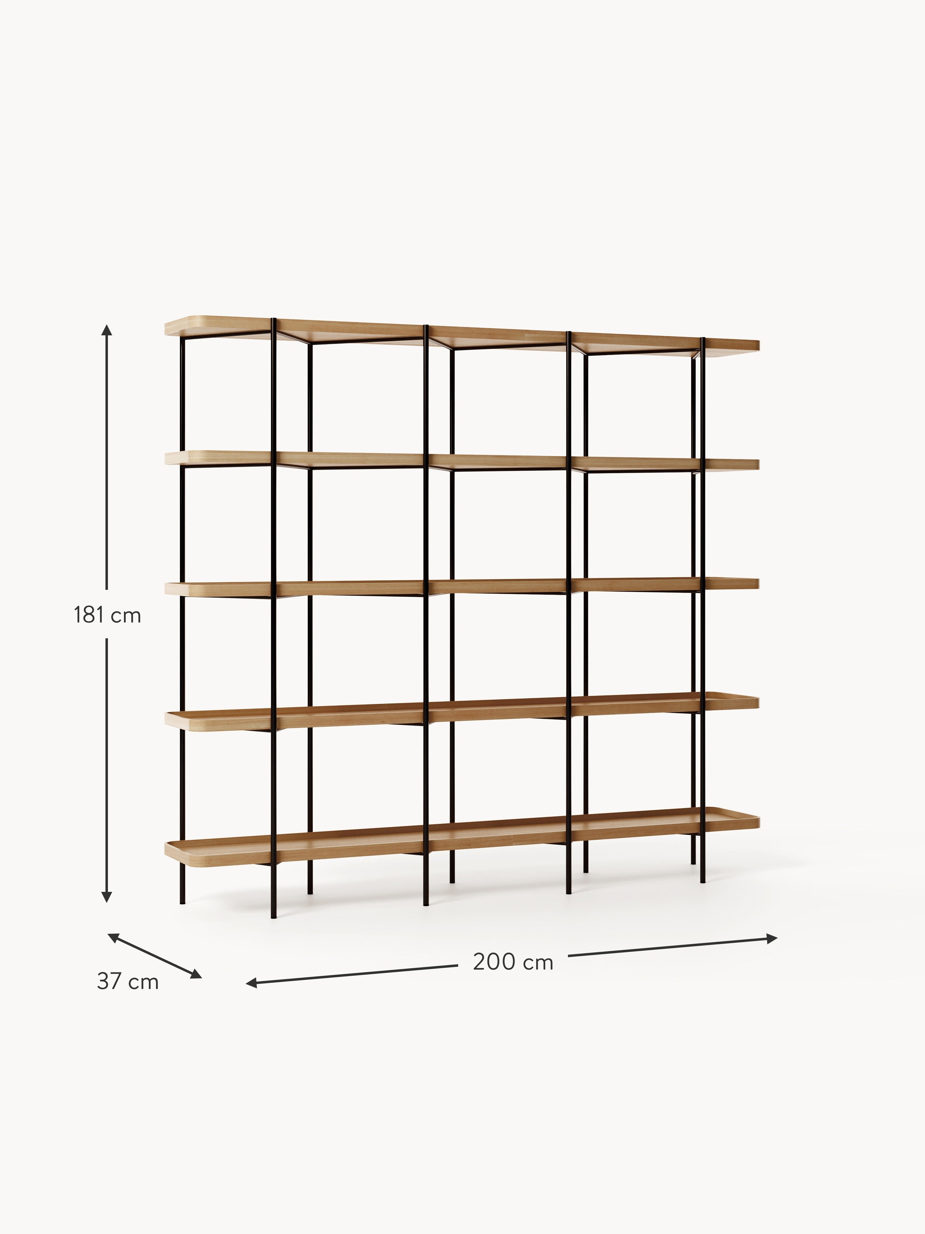 Renee Large Wooden Shelving Unit