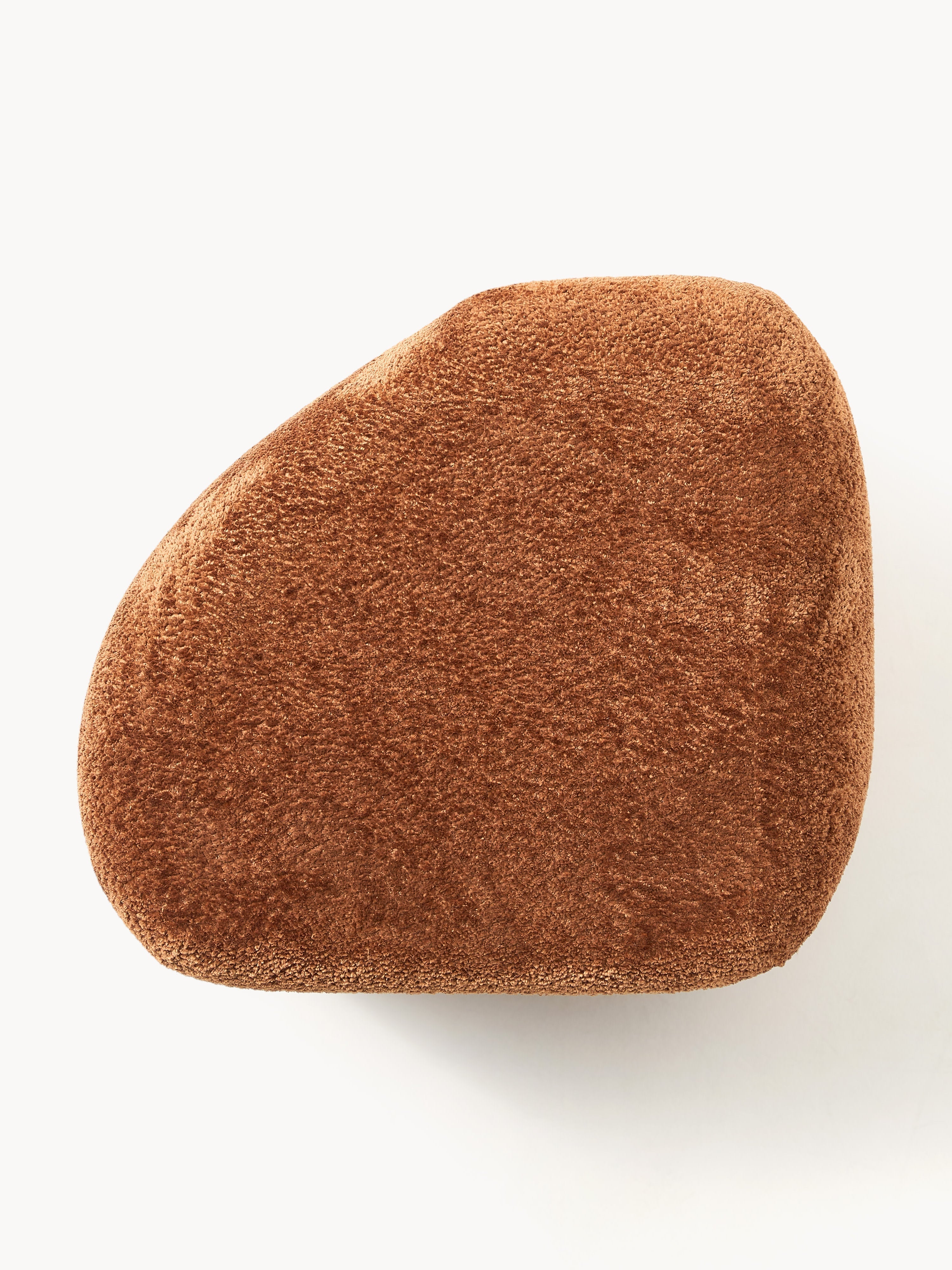 Wolke Oval Teddy Bouclé Ottoman