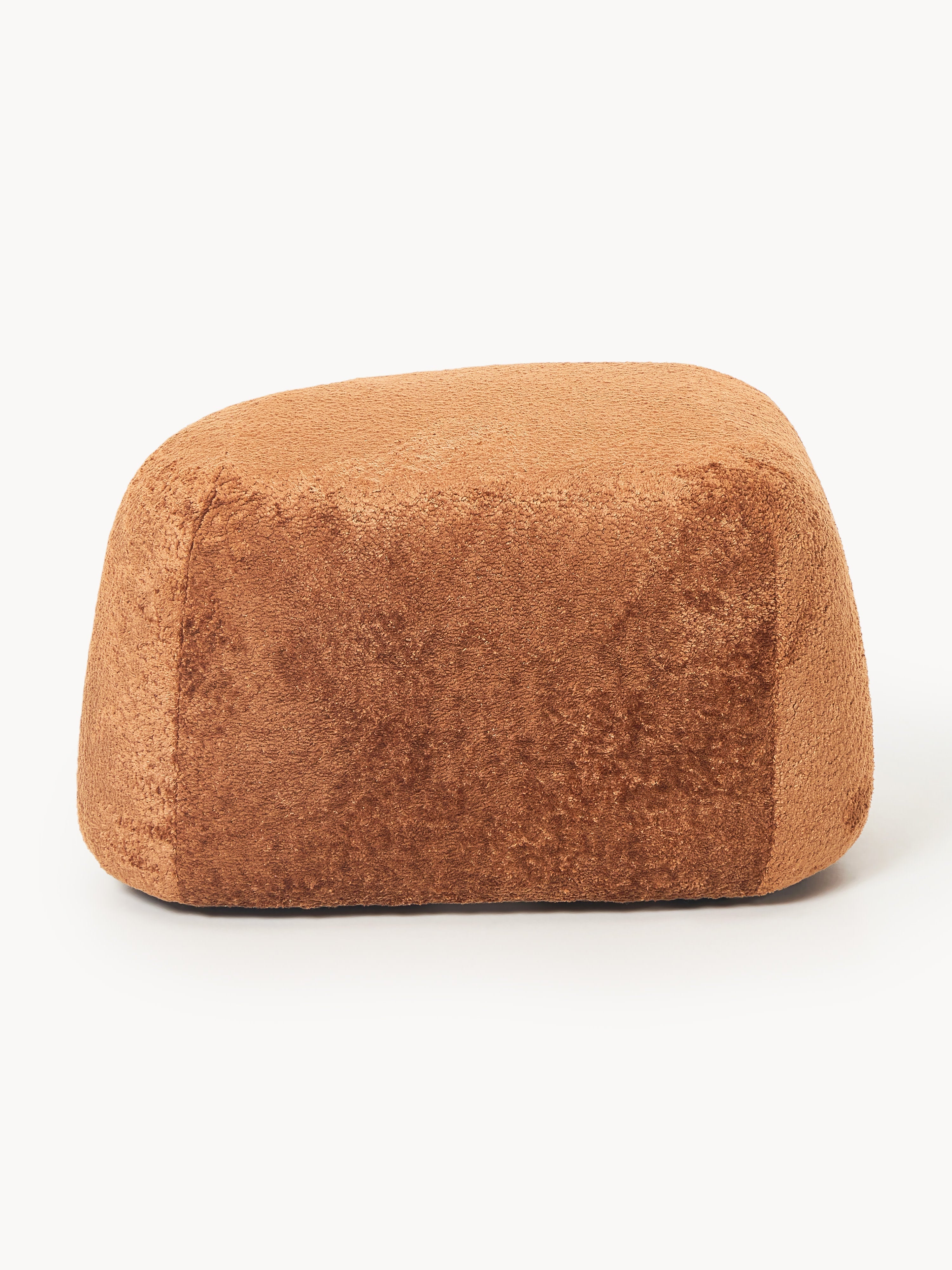 Wolke Oval Teddy Bouclé Ottoman
