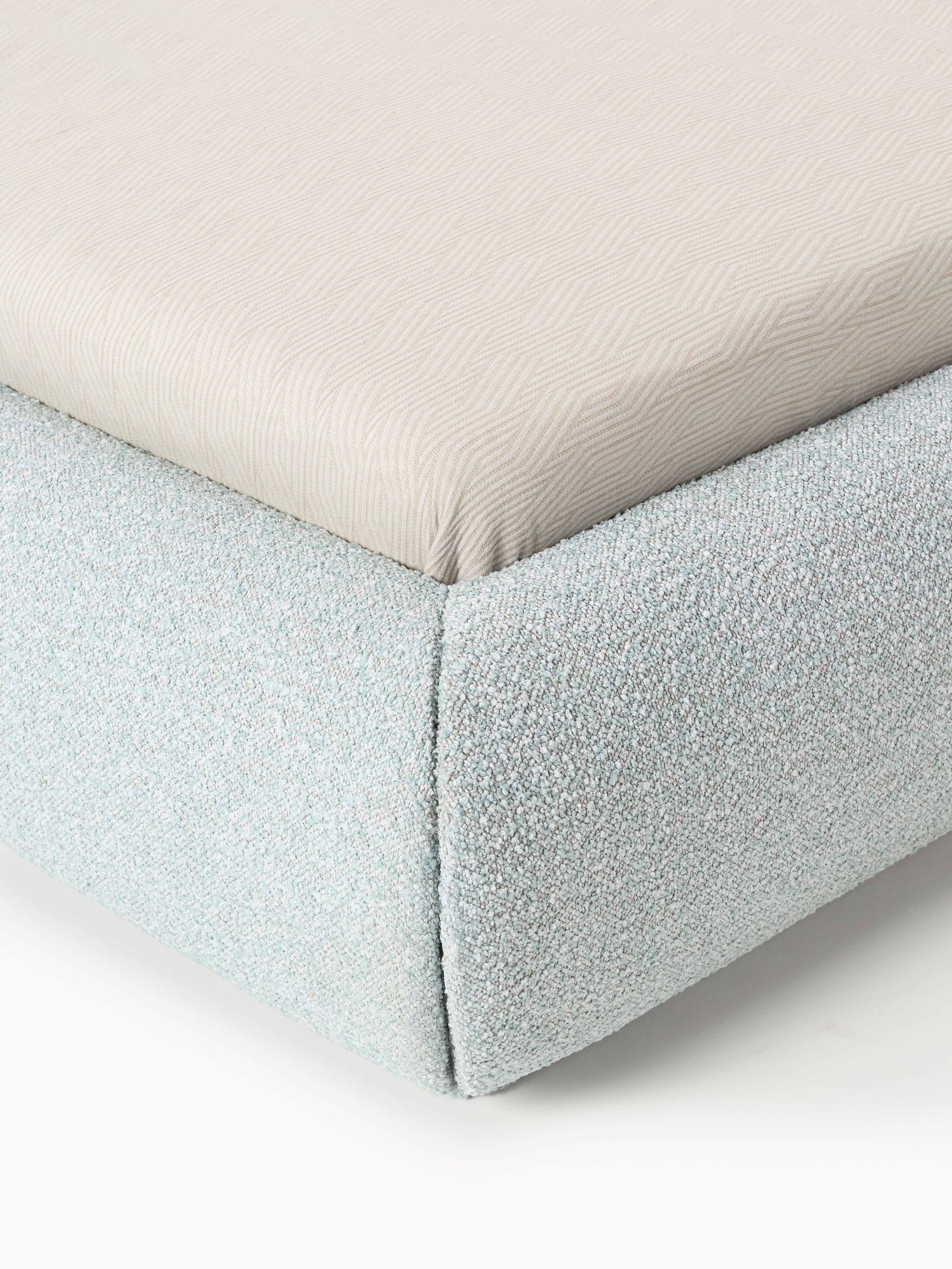 Alba Upholstered Bouclé Bed with Storage