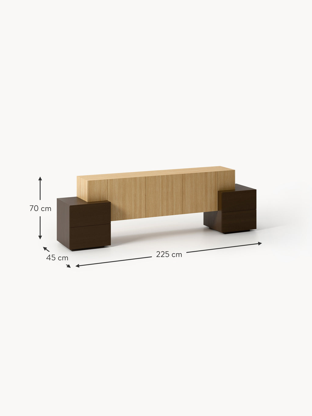 Pino Wooden Sideboard