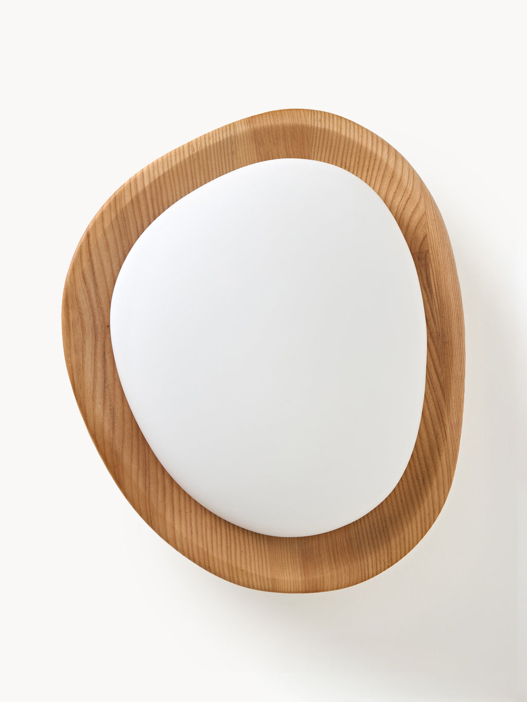 Matthew Ceiling Lamp with Ash Wood Frame