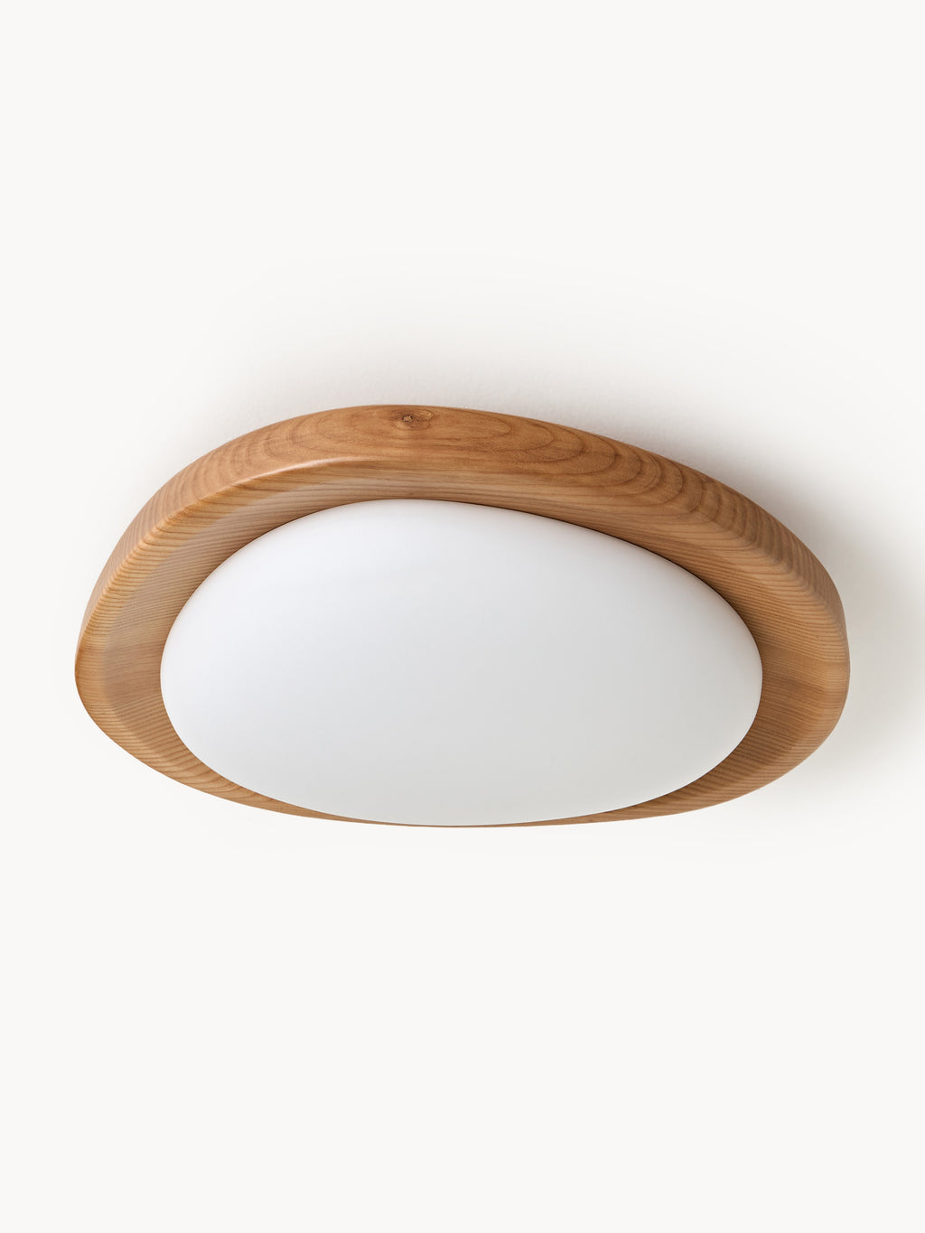 Matthew Ceiling Lamp with Ash Wood Frame