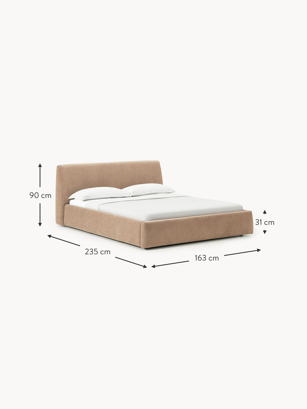 Cloud Upholstered Bed