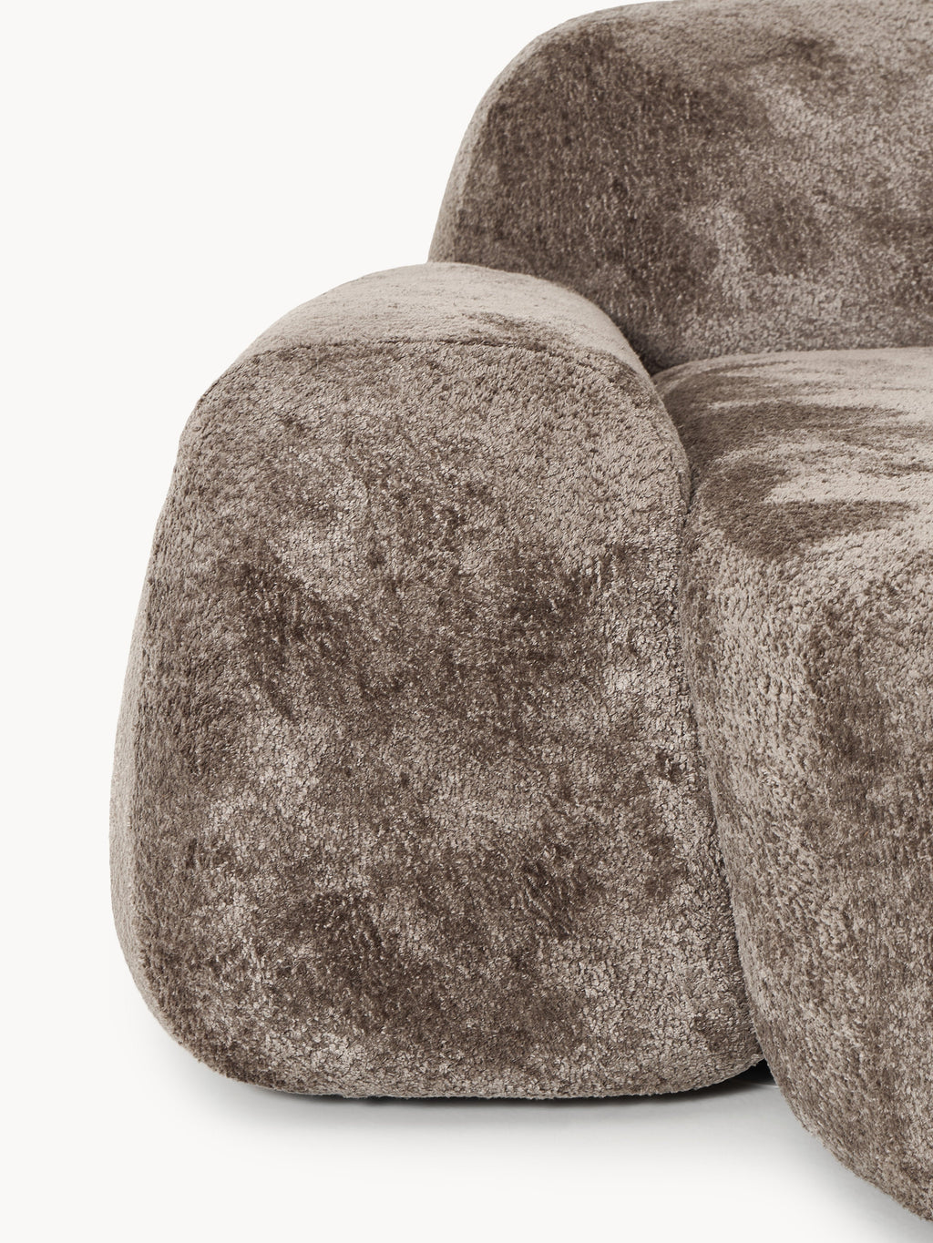 Wolke Teddy Bouclé Chaise Corner Module