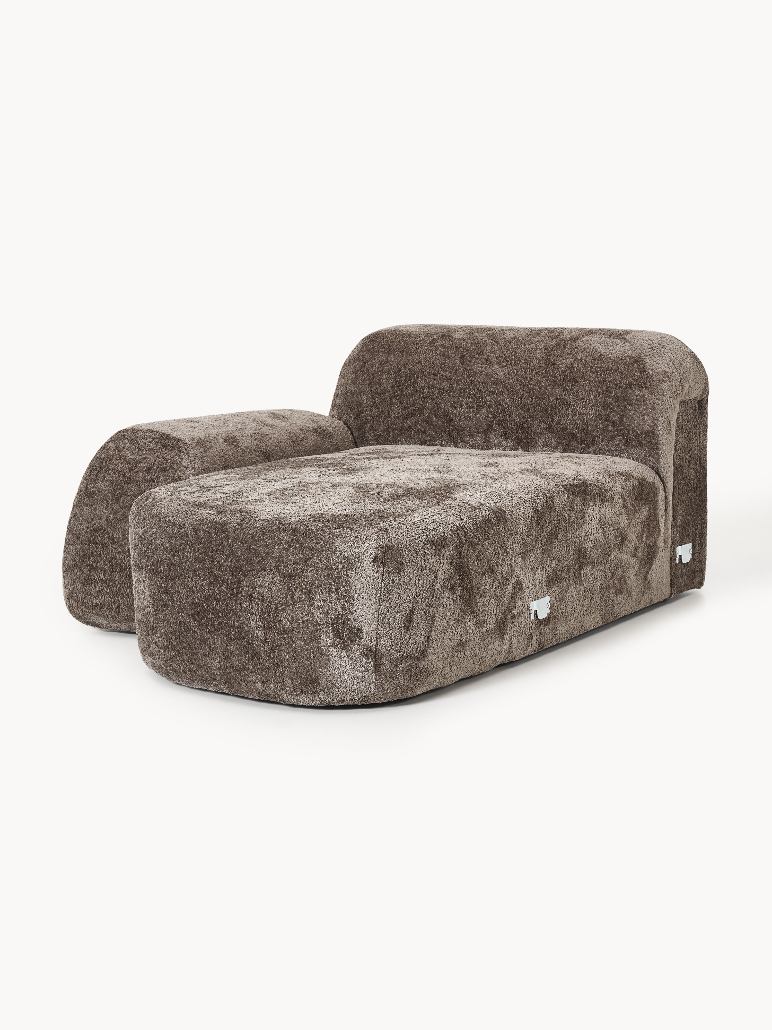 Wolke Teddy Bouclé Chaise Corner Module